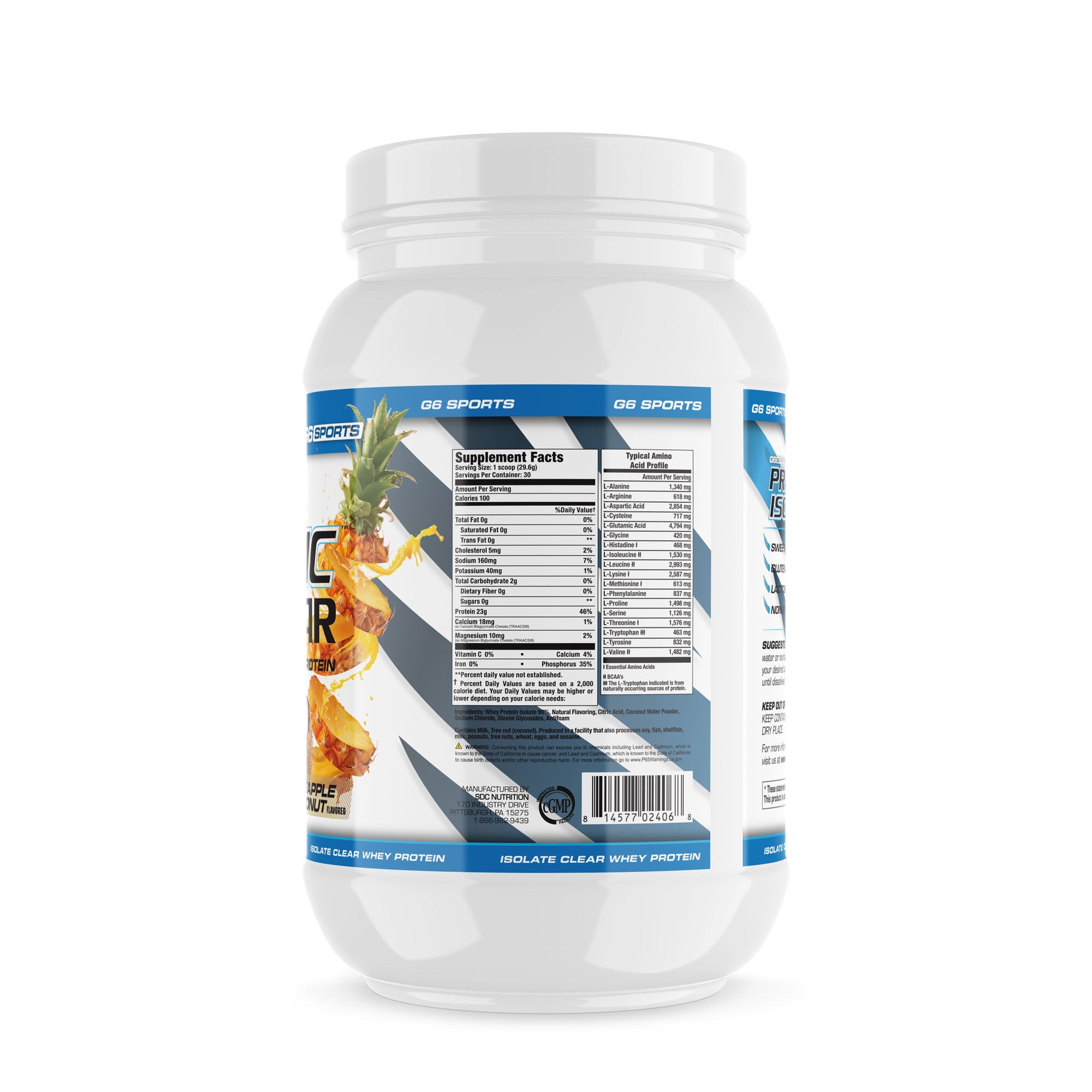 Prolific Iso-Clear Whey Protein - Pineapple Coconut (30 Servings)  | GNC