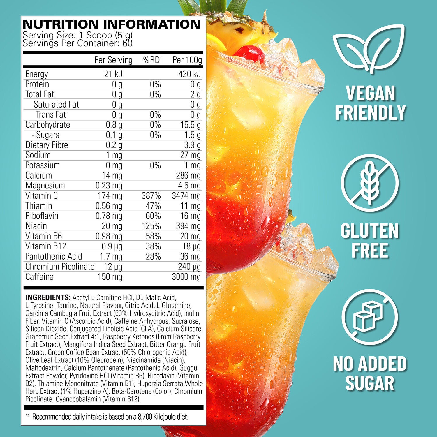 OxyShred - Tropical Sunrise (60 Servings)