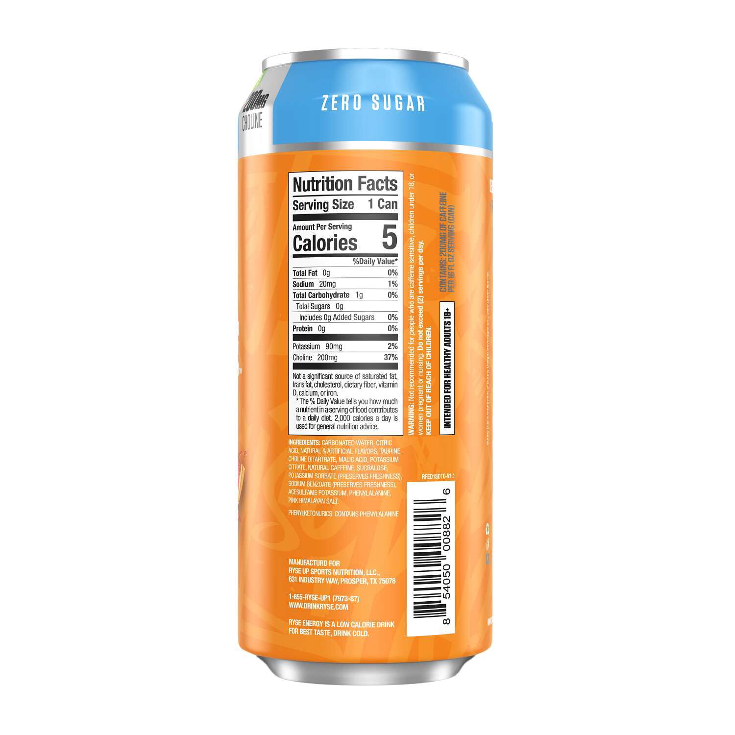 Fuel Energy Drink - Sunny D Tangy Original - 16 fl oz. (12 Cans)