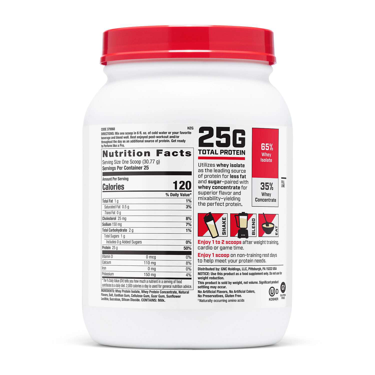 100% Whey 2.0 - Vanilla Cream (25 Servings)