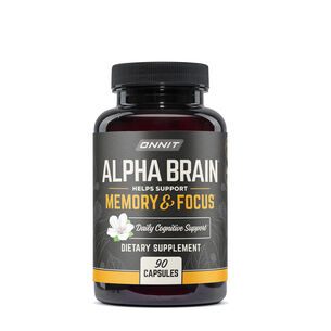 Alpha Brain Daily Cognitive Support - 90 Capsules &#40;45 Servings&#41;  | GNC