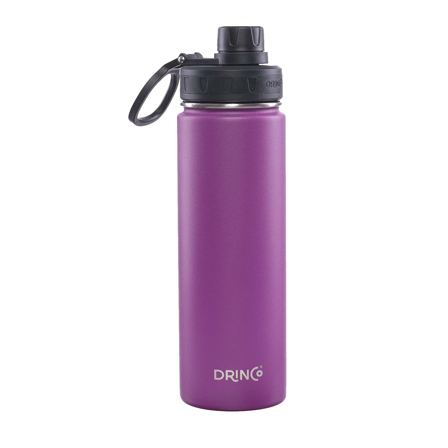 Sport Vacuum Insulated Stainless Steel Water Bottle - Deep Purple - 20oz.