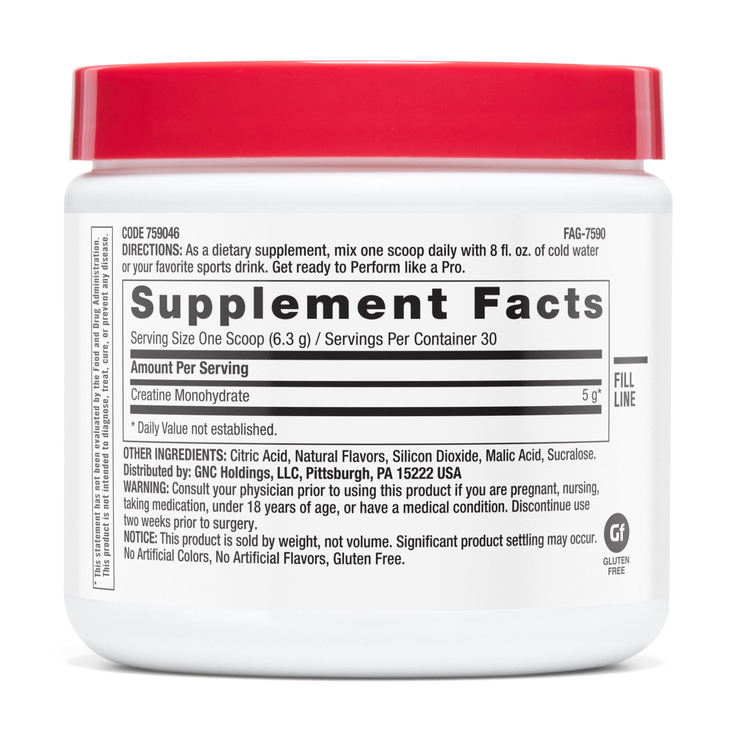 Creatine Monohydrate - Tropical Punch (30 Servings) Tropical Punch | GNC