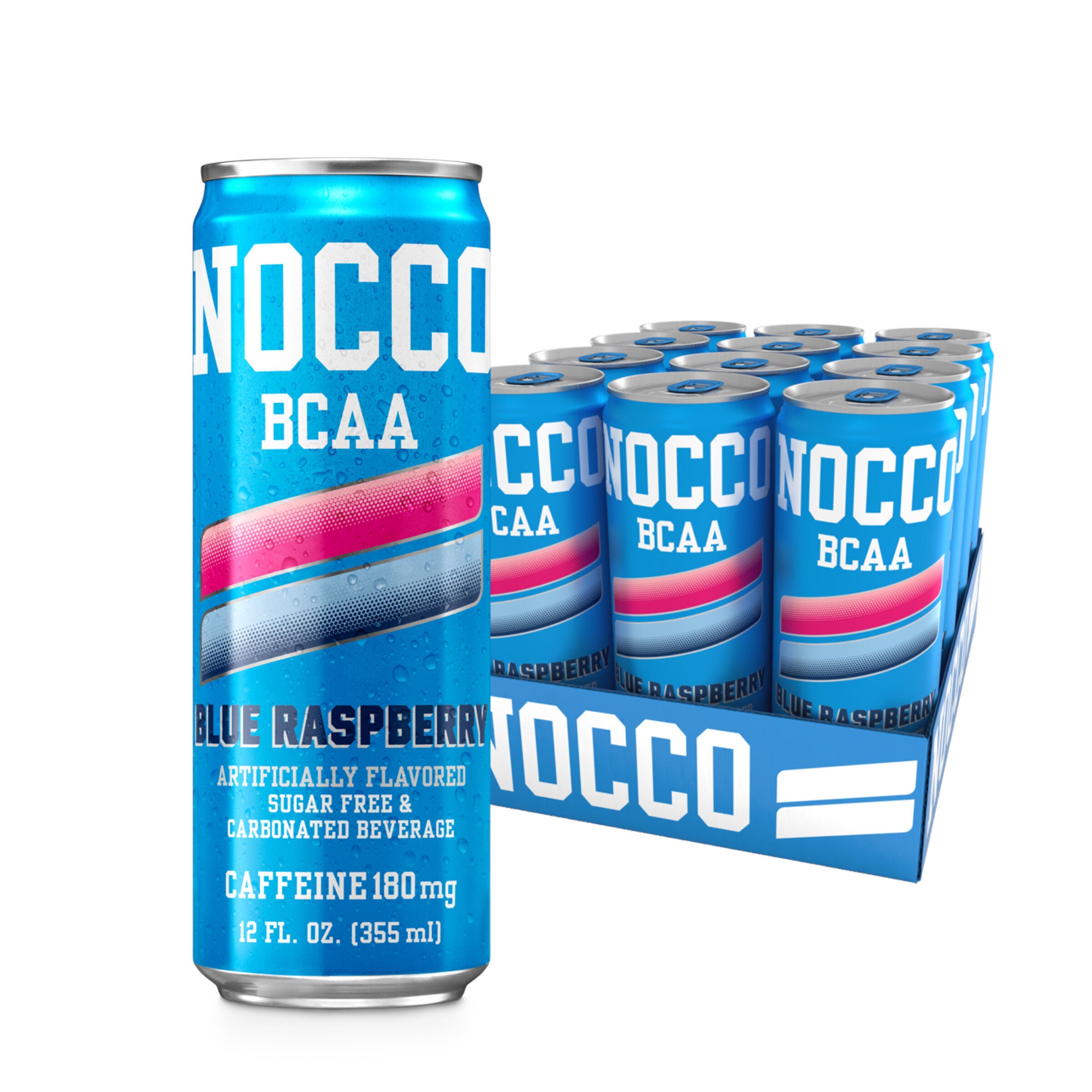 BCAA Drink - Blue Raspberry - 12 fl oz &#40;12 Cans&#41; Blue Raspberry | GNC