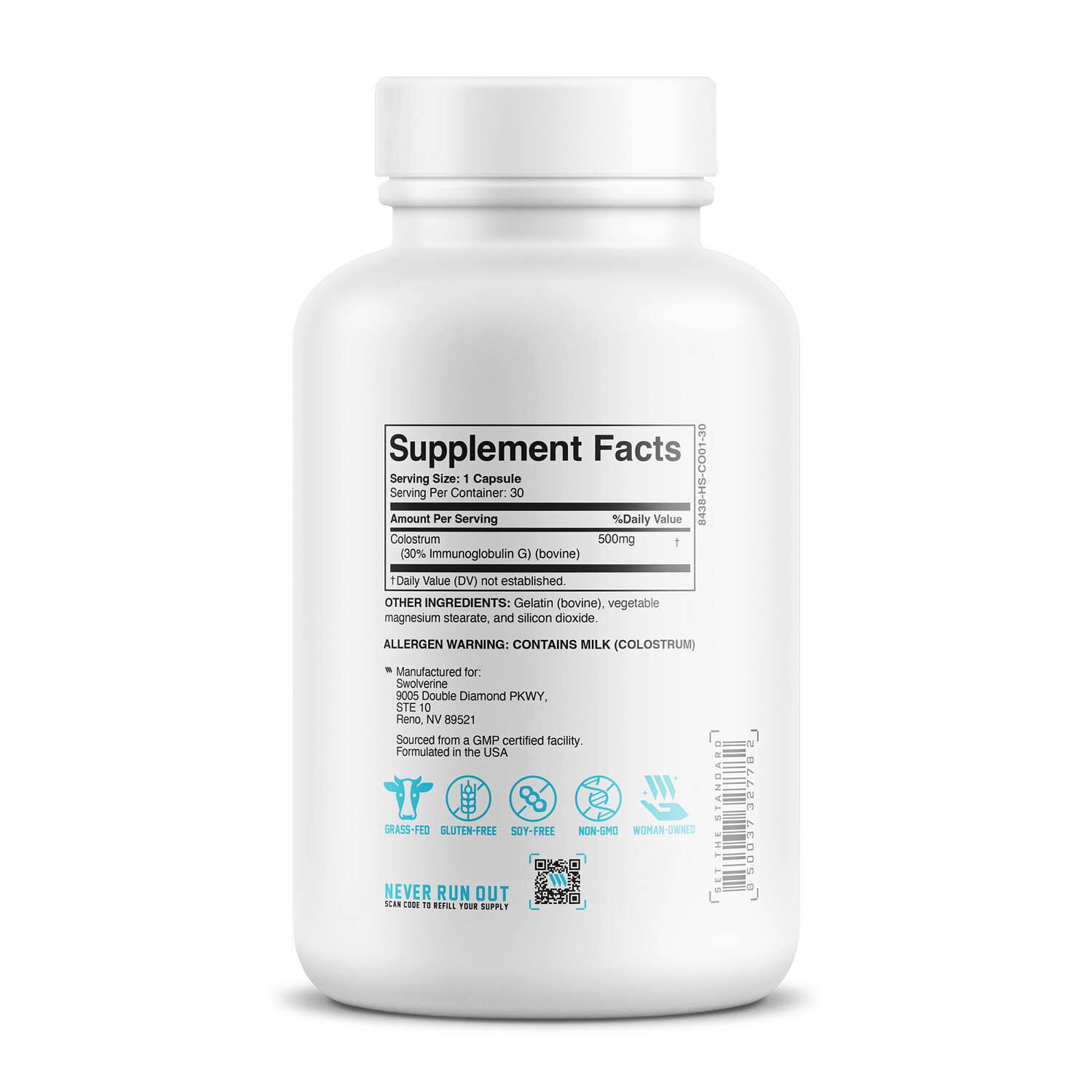 Colostrum - 30 Capsules (30 Servings)  | GNC