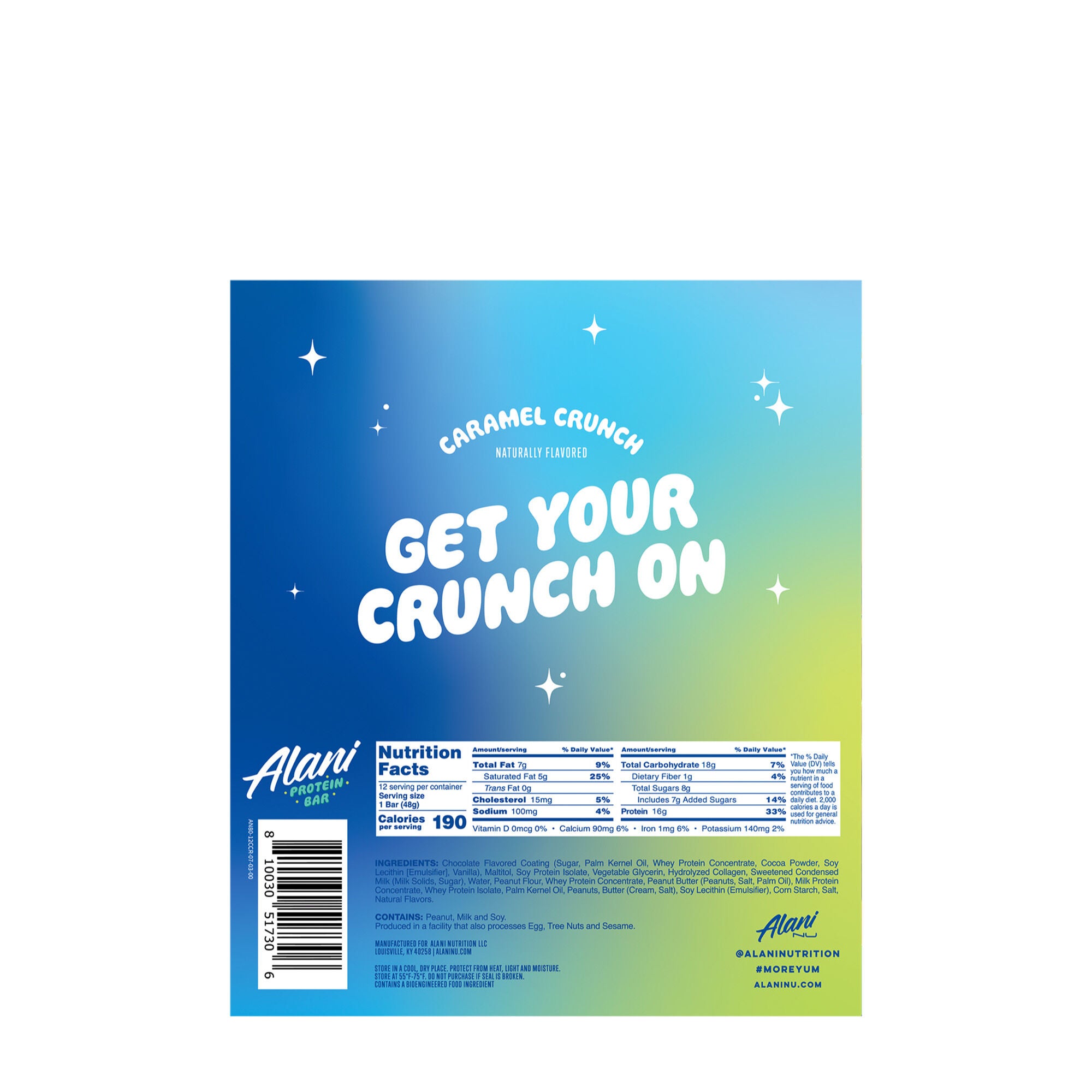 Protein Bar - Caramel Crunch (12 Bars) Caramel Crunch | GNC