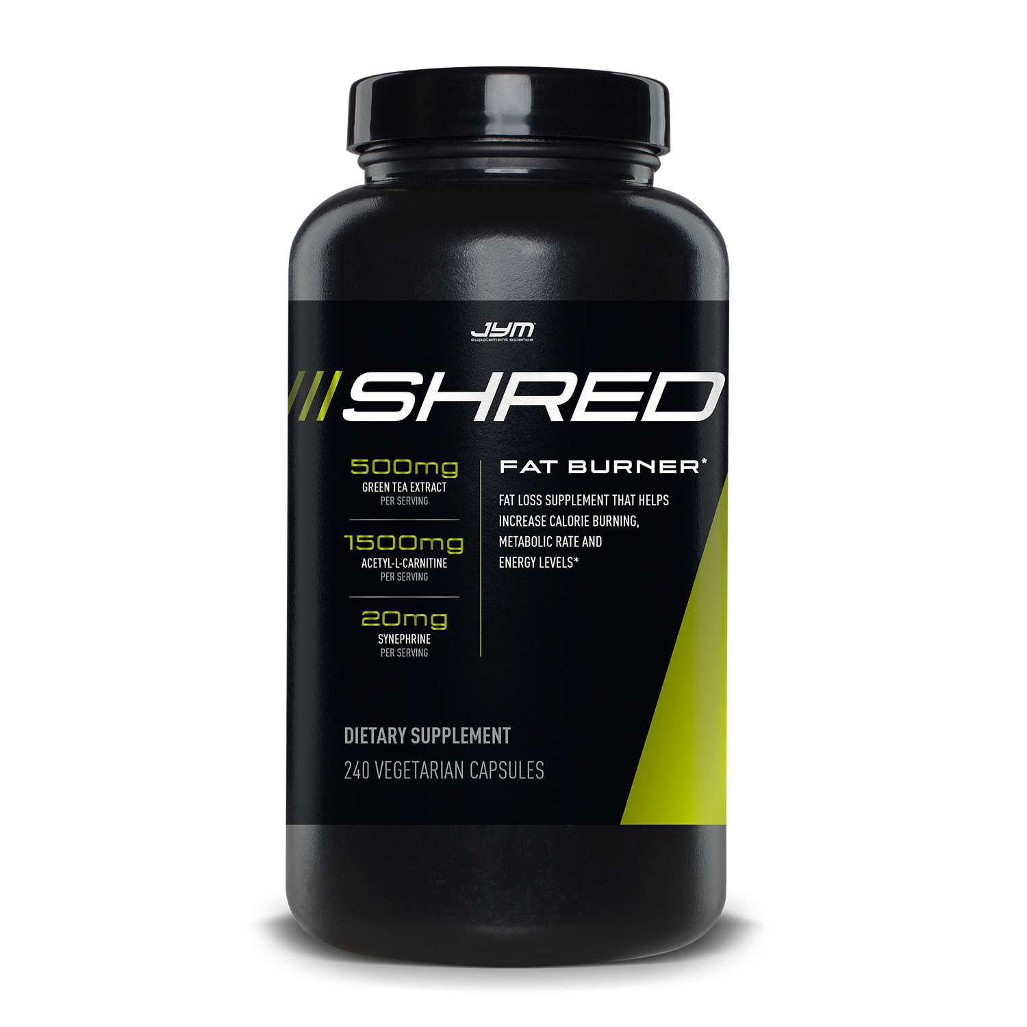 Shred Fat Burner - 240 Vegetarian Capsules (40 Servings)  | GNC