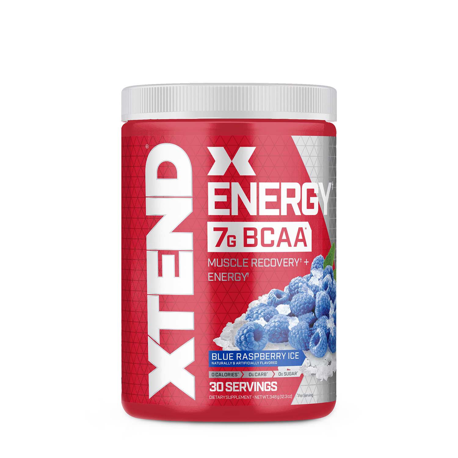 Xtend Energy Powder Blue Raspberry 30 Servings Gnc