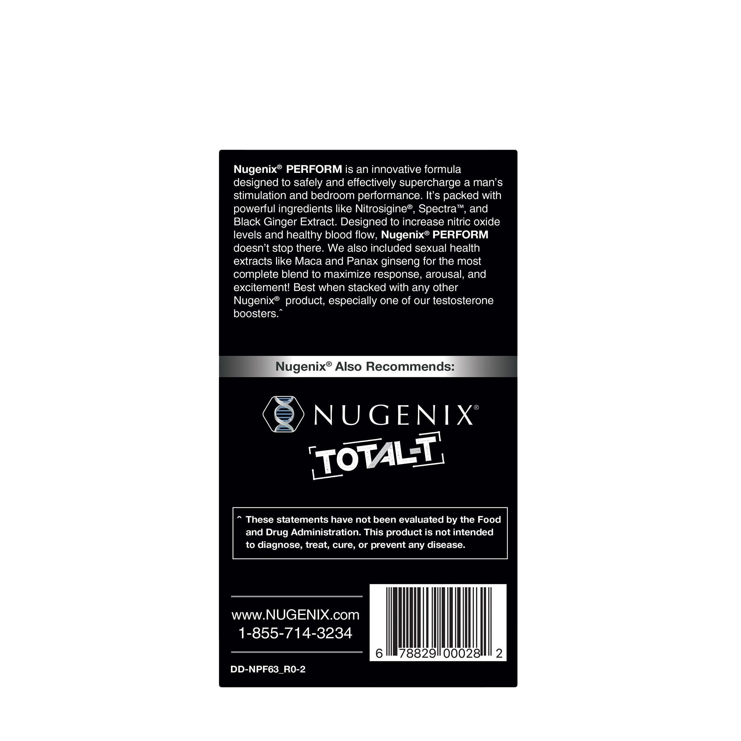 Perform: Sexual Vitality Booster - 63 Tablets (21 Servings)  | GNC