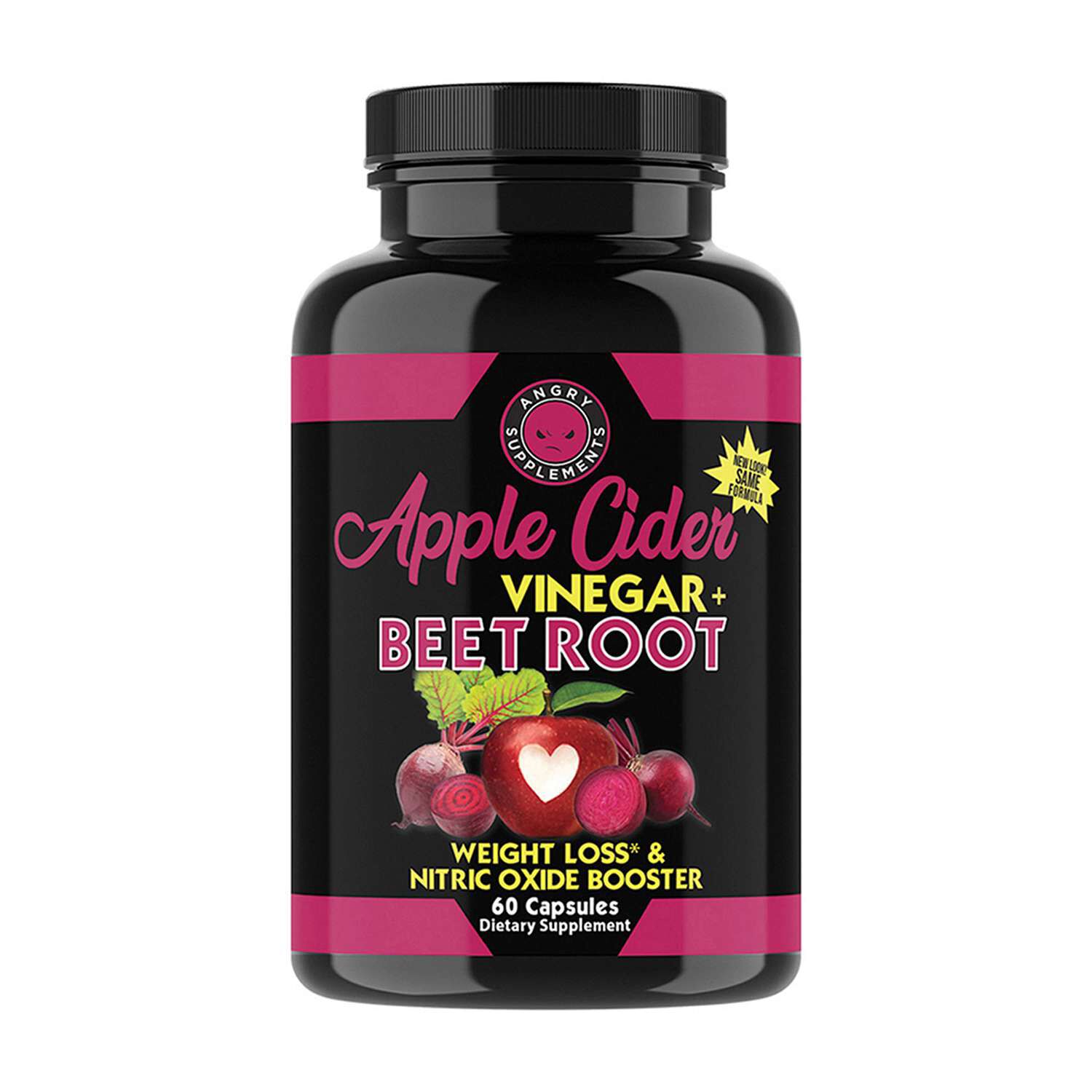 Apple Cider Vinegar + Beet Root - 60 Capsules (30 Servings)  | GNC
