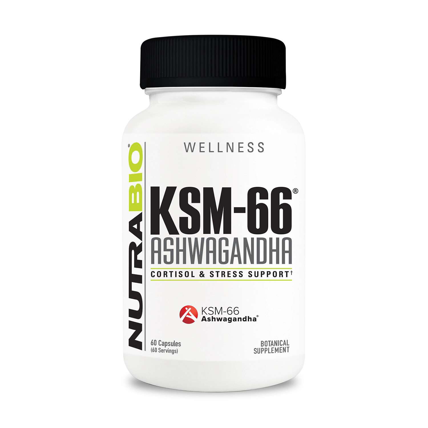 KSM-66 Ashwagandha - 60 Capsules (60 Servings)  | GNC