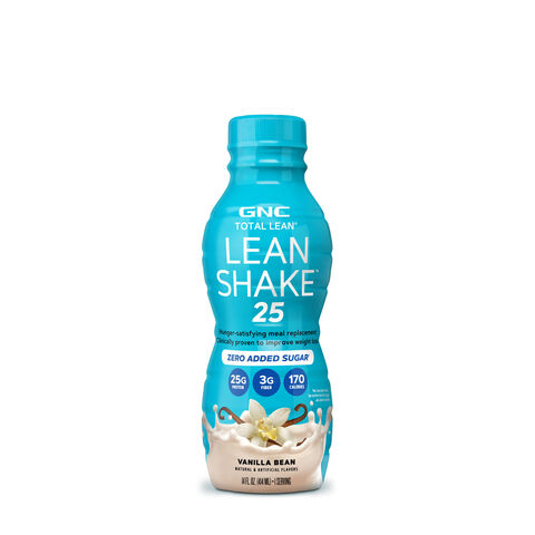 GNC Total Lean Lean Shake 25, 6 Packets, French Vanilla (Pack of 1)