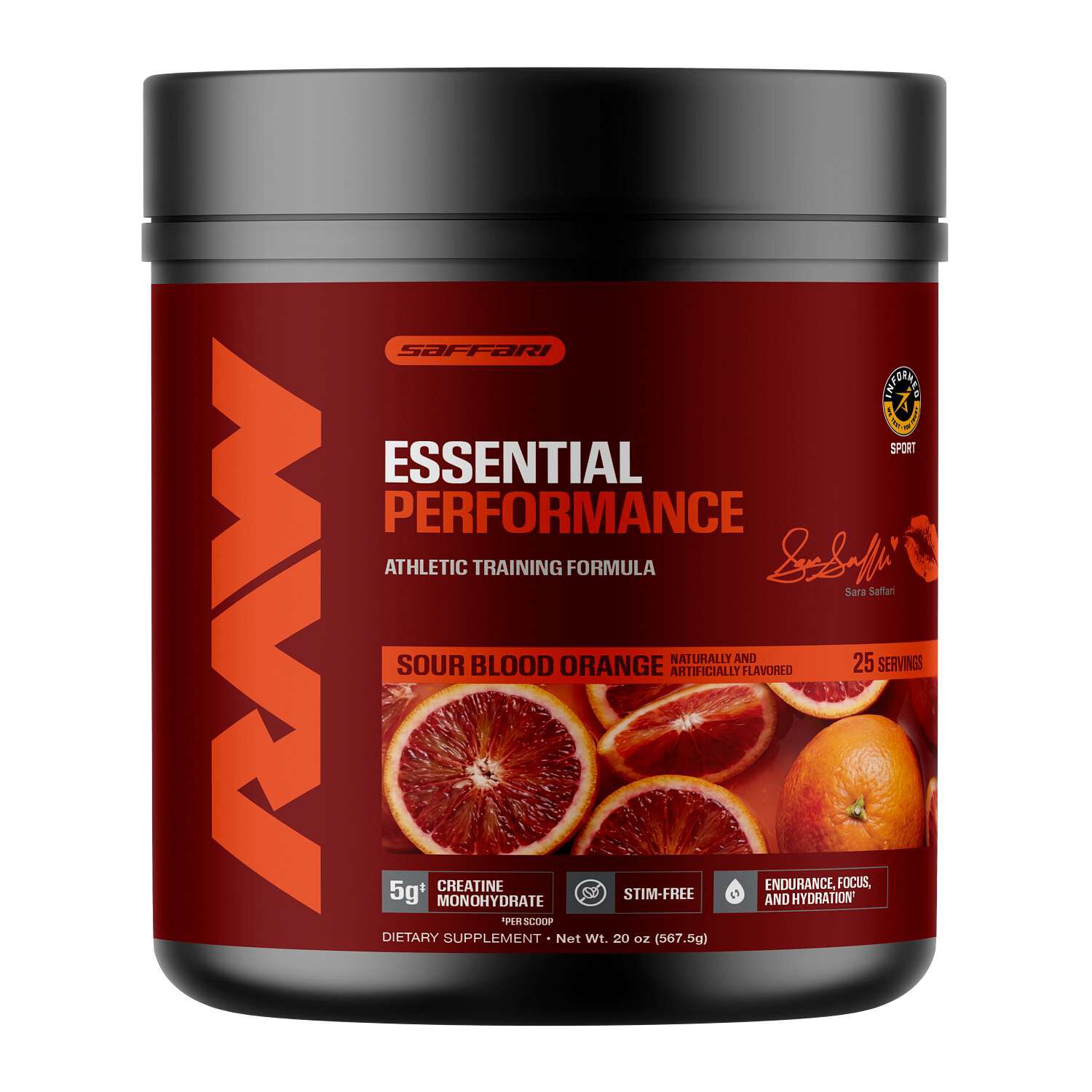 Essential Performance Non-Stim - Sour Blood Orange (25 Servings)  | GNC