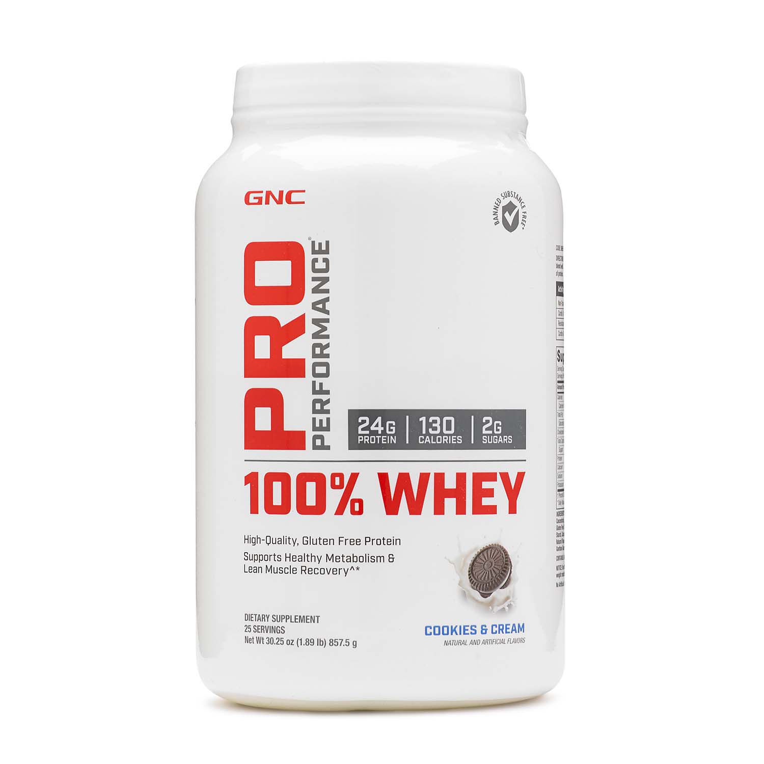 Gnc Pro Performance 100 Whey Cookies And Cream Gnc