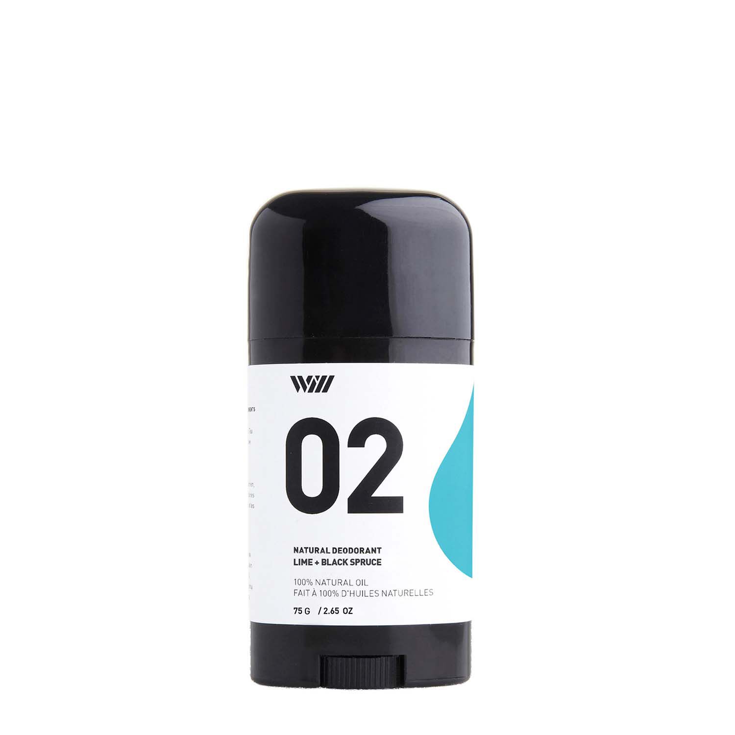 Way Of Will 02 Natural Deodorant Lime Black Spruce Gnc