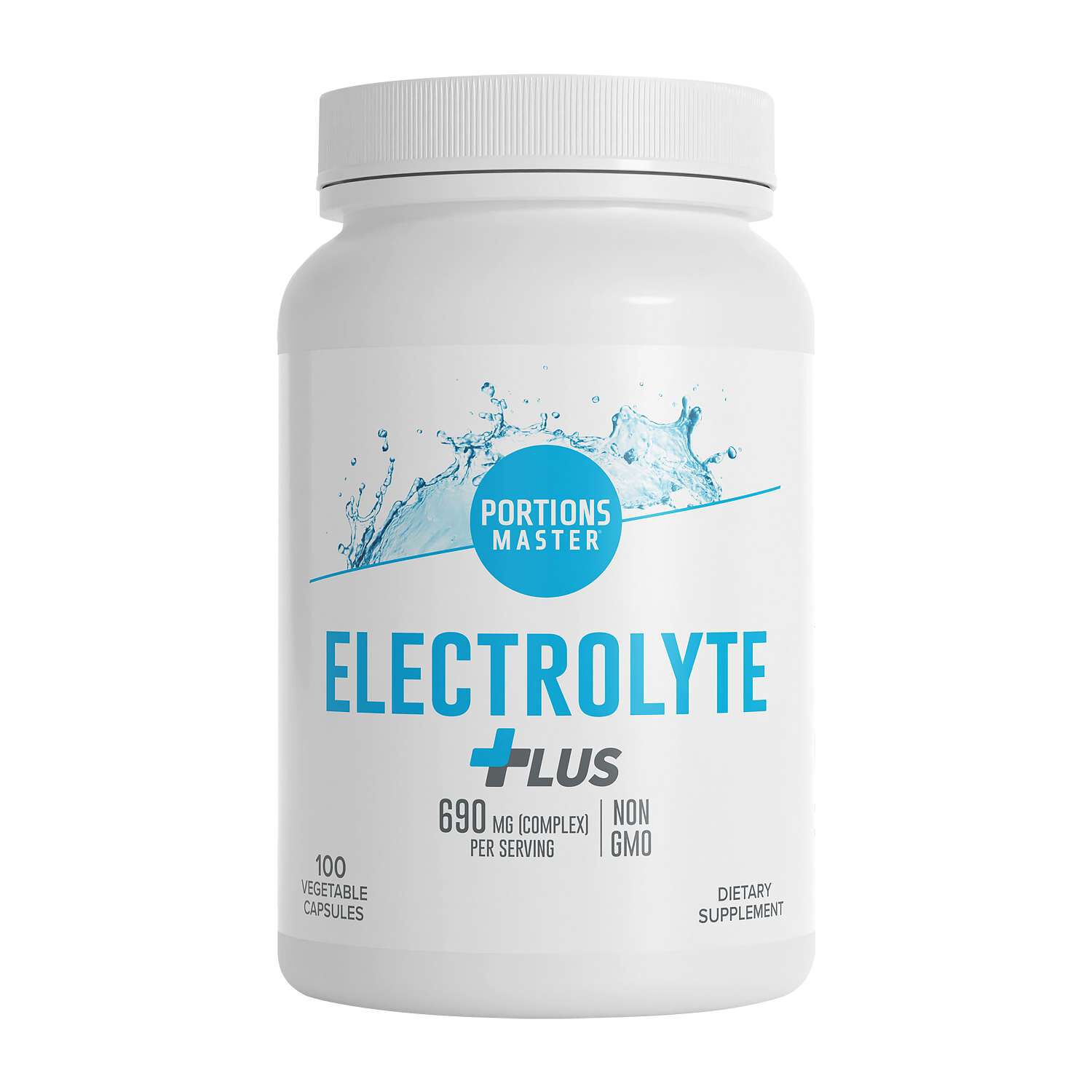 Electrolyte Plus 690mg - 100 Capsules (100 Servings)  | GNC