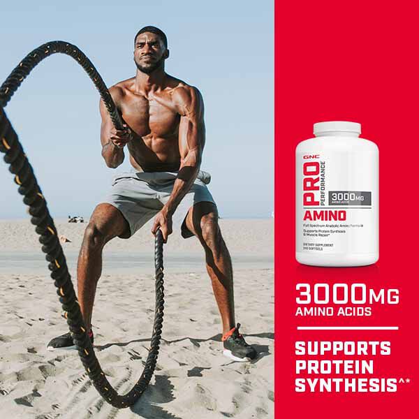Full Spectrum Anabolic Amino 3000mg - 240 Softgels (80 Servings)  | GNC