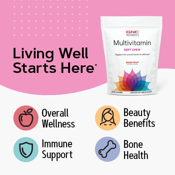 Ultra Mega&reg; Soft Chews - Mixed Fruit - 60 Soft Chews (30 Servings)  | GNC