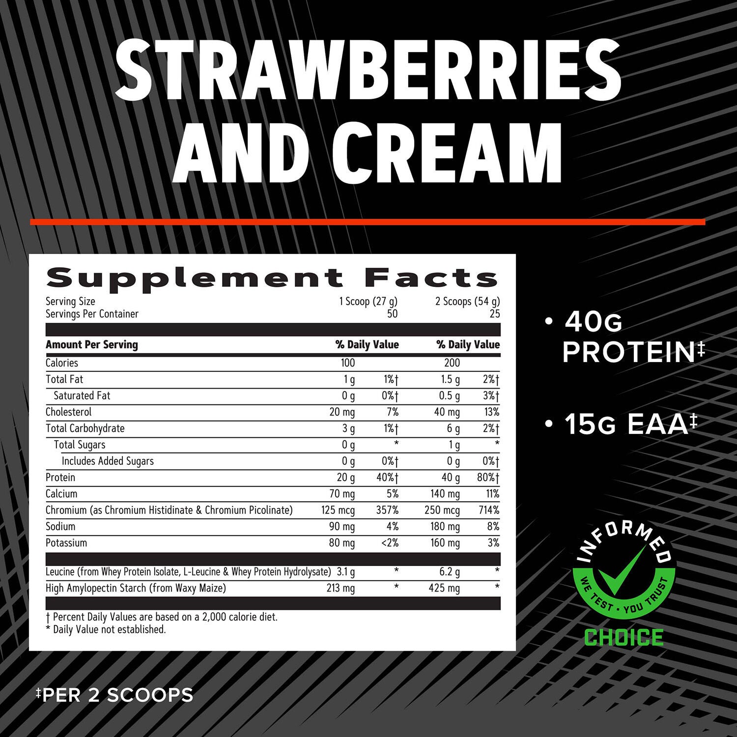 Wheybolic&trade; - Strawberries and Cream (25 Servings) Strawberries and Cream | GNC