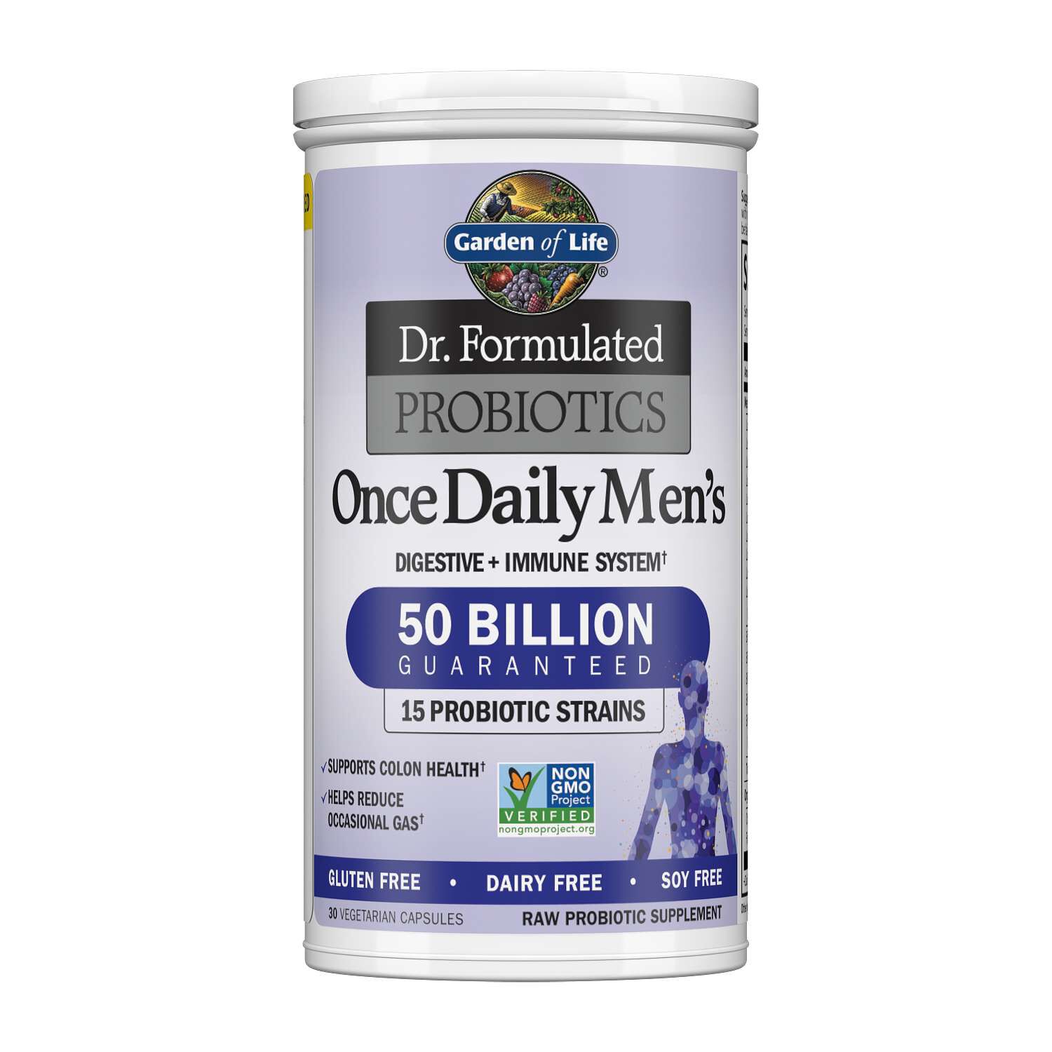 Once Daily Men's Probiotic - 30 Vegetarian Capsules (30 Servings)  | GNC