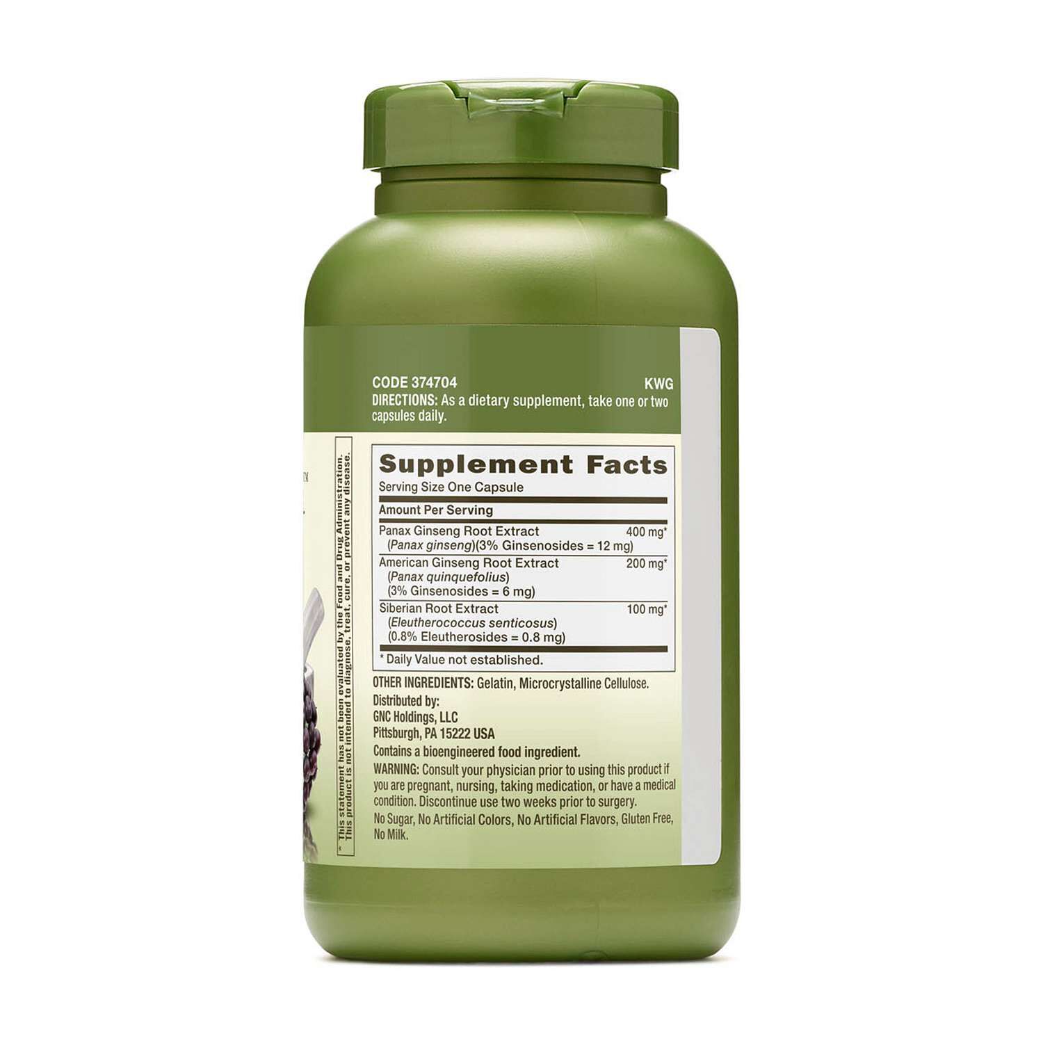 Triple Ginsa&trade; - 200 Capsules (200 Servings)