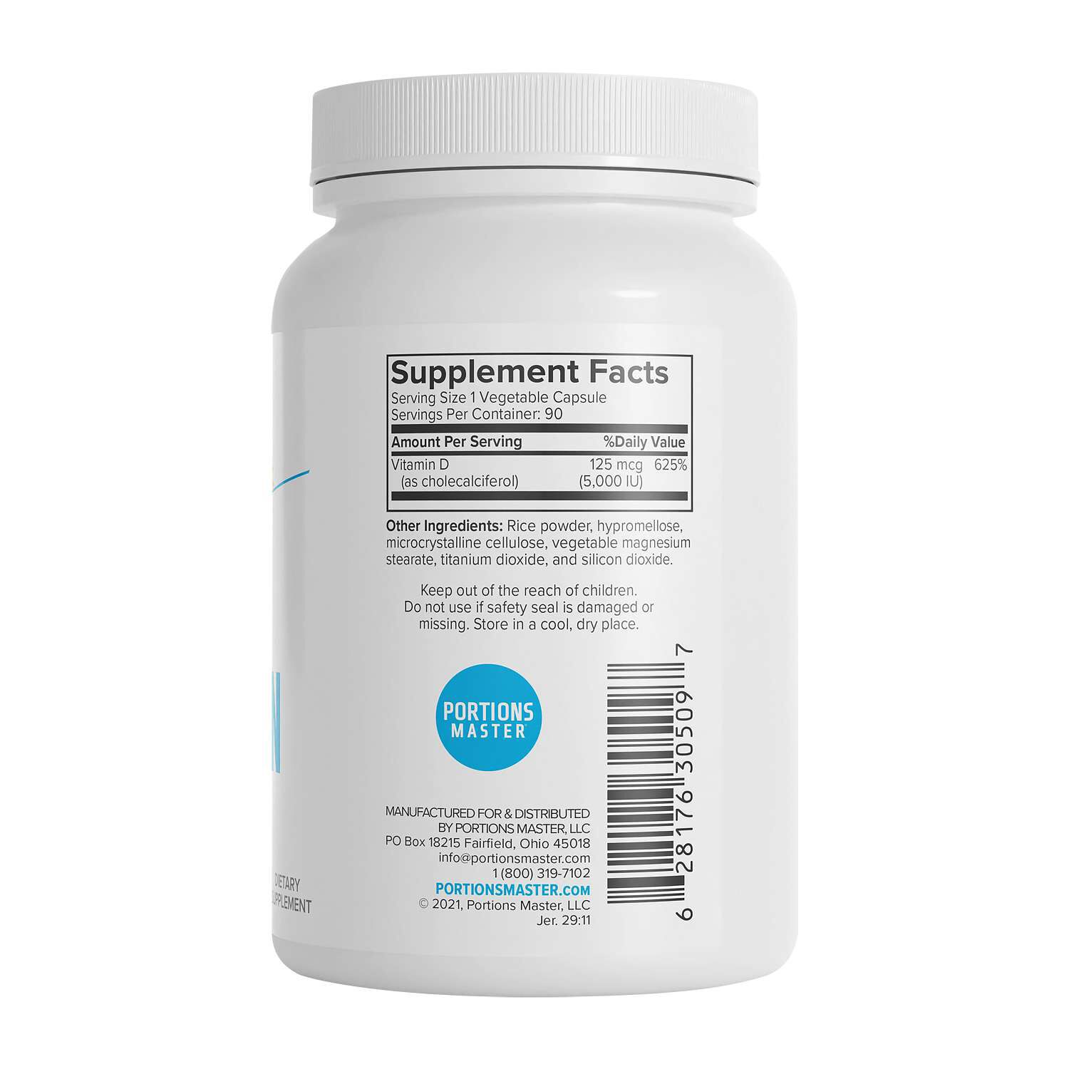 Vitamin D-3 - 90 Tablets (90 Servings)