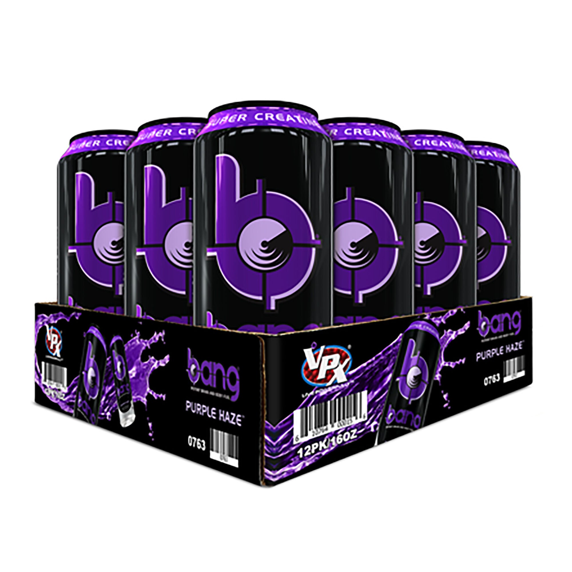 Bang Energy Drink Purple Haze 12 Pack Gnc