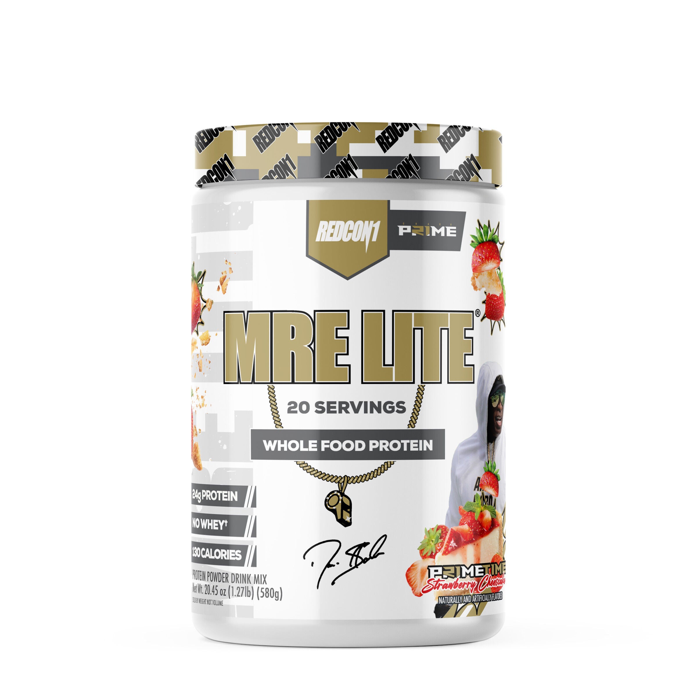 MRE LITE&reg; x Deion Sanders - Strawberry Cheesecake (20 Servings) Strawberry Cheesecake | GNC