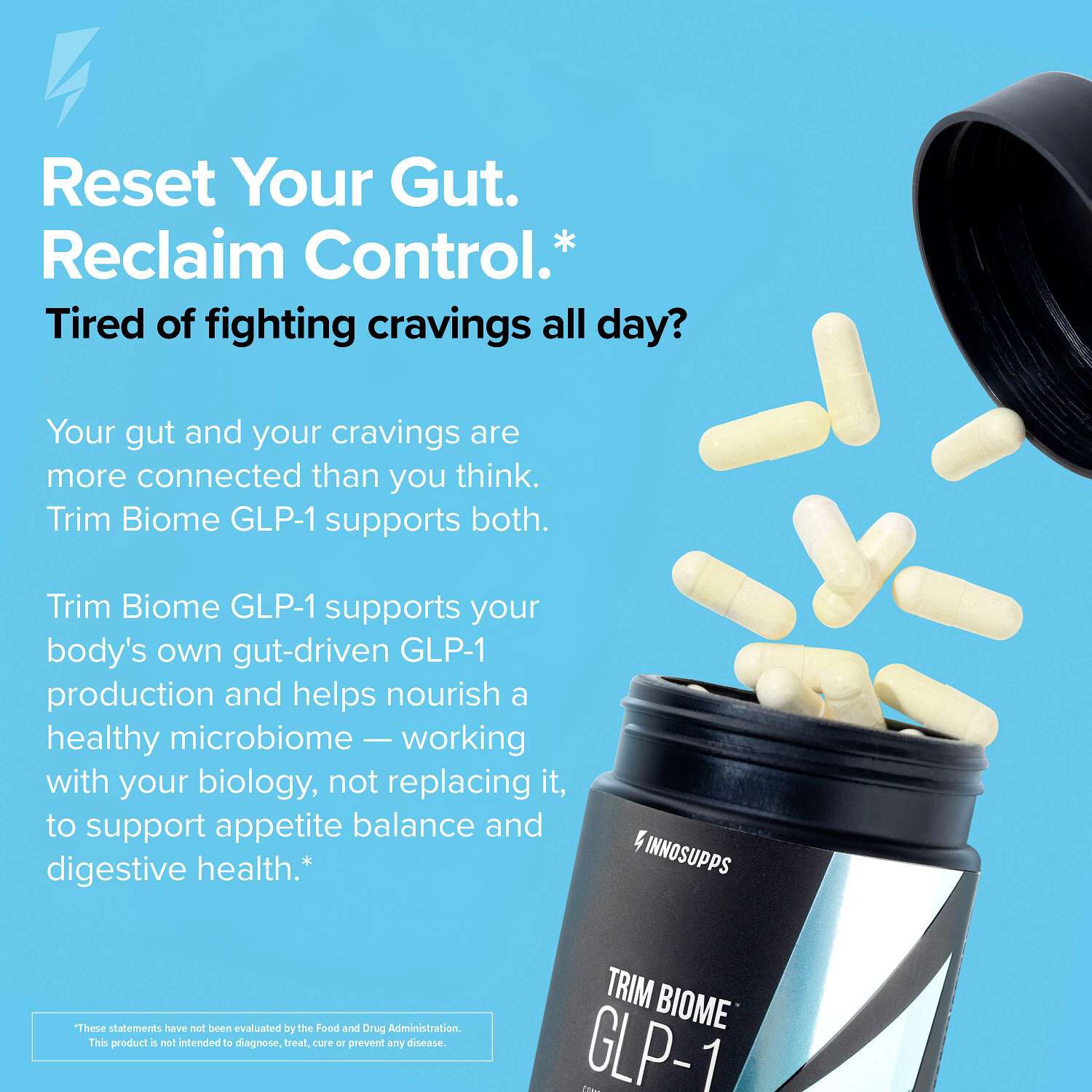 Trim Biome&trade; GLP-1 - 60 Capsules (30 Servings)  | GNC