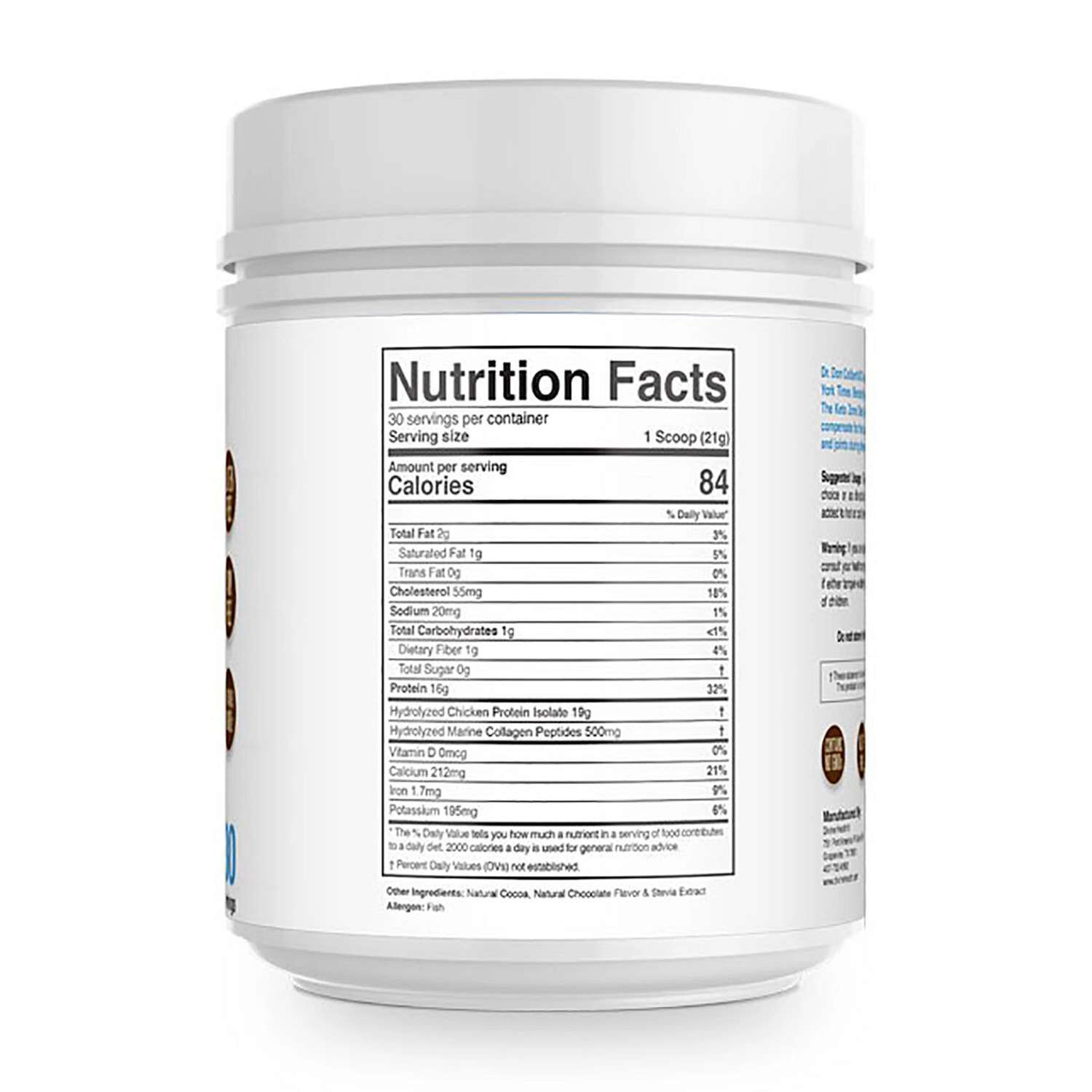 Hydrolyzed Collagen - Dark Chocolate (30 Servings) Dark Chocolate | GNC