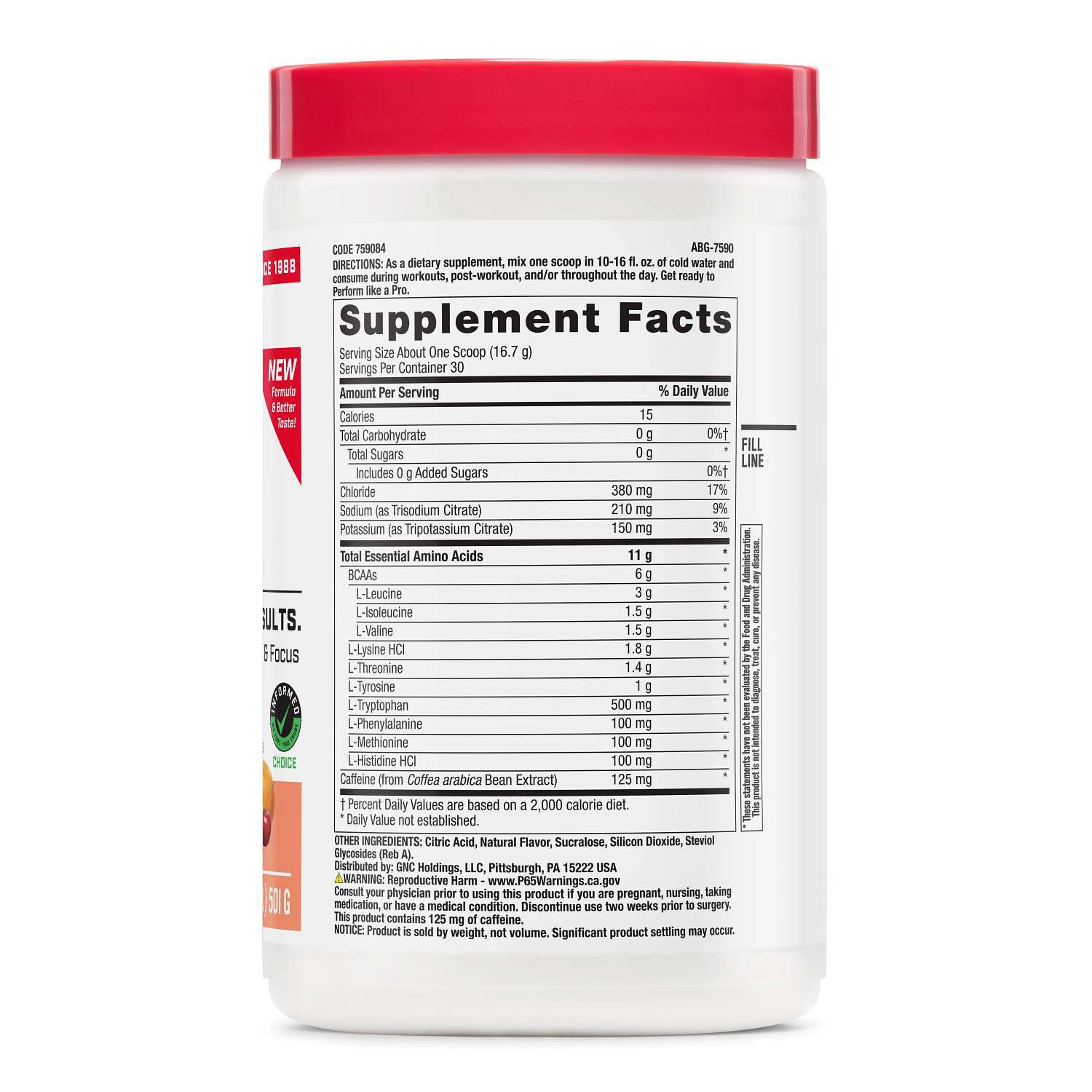 Essential Amino Complete Plus Energy - Paradise Punch (30 Servings) Paradise Punch | GNC