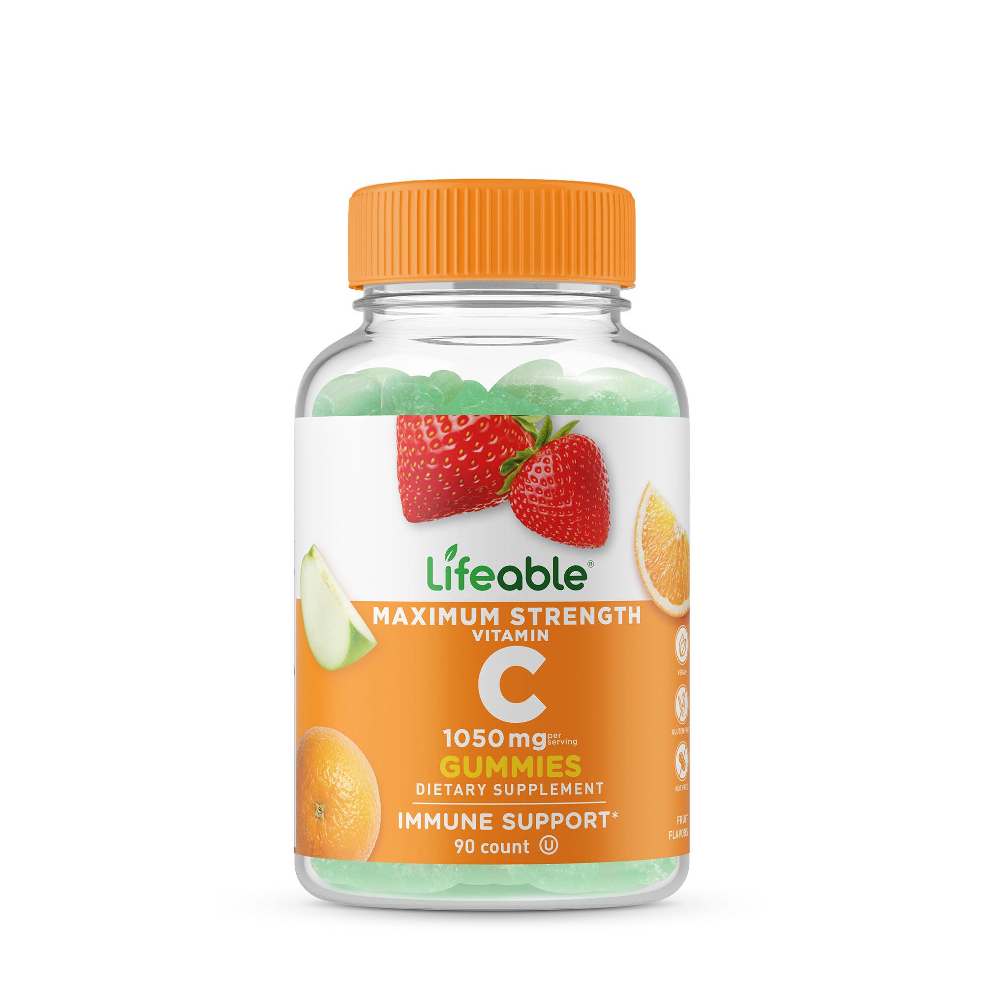 Lifeable Vitamin C 1050Mg - 90 Gummies (30 Servings)