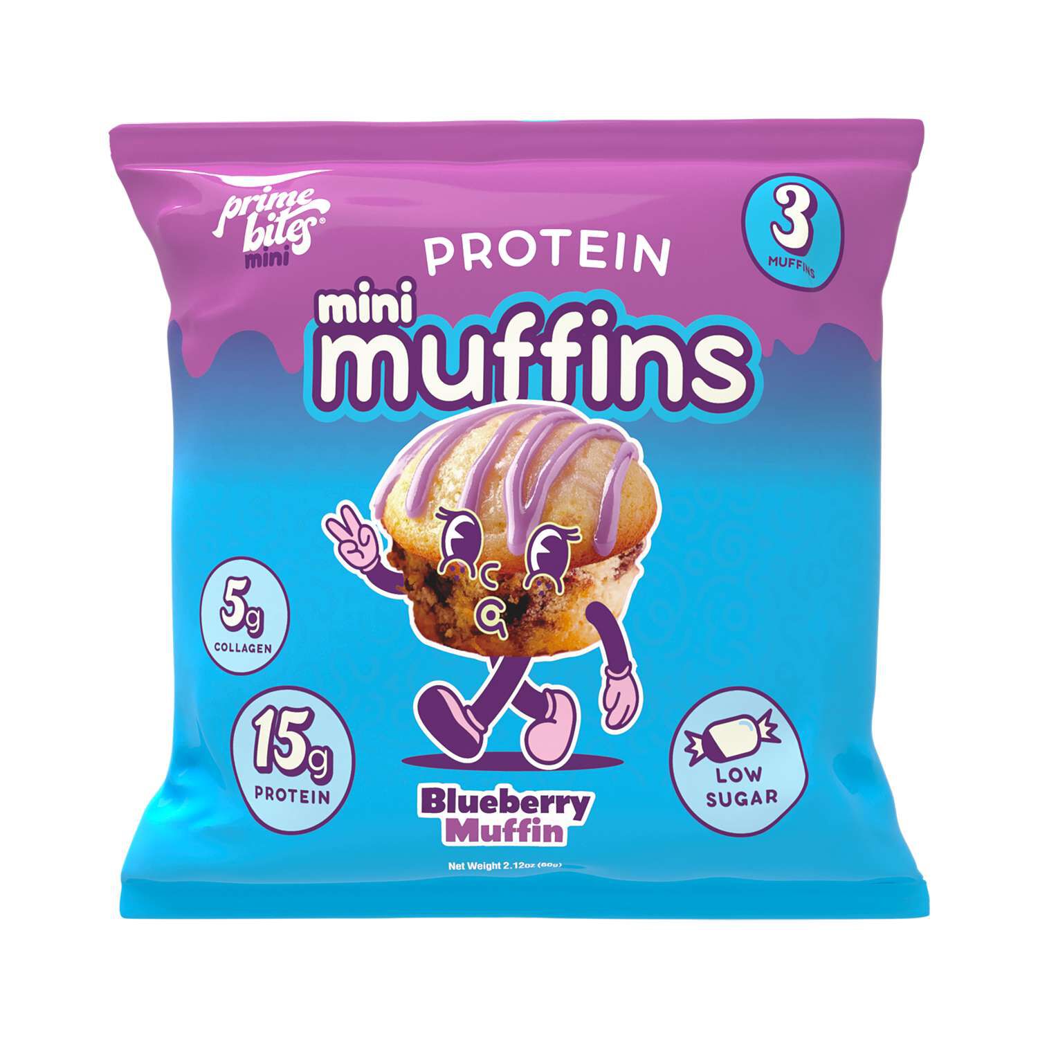 Protein Mini Muffins - Blueberry (12 Packs)