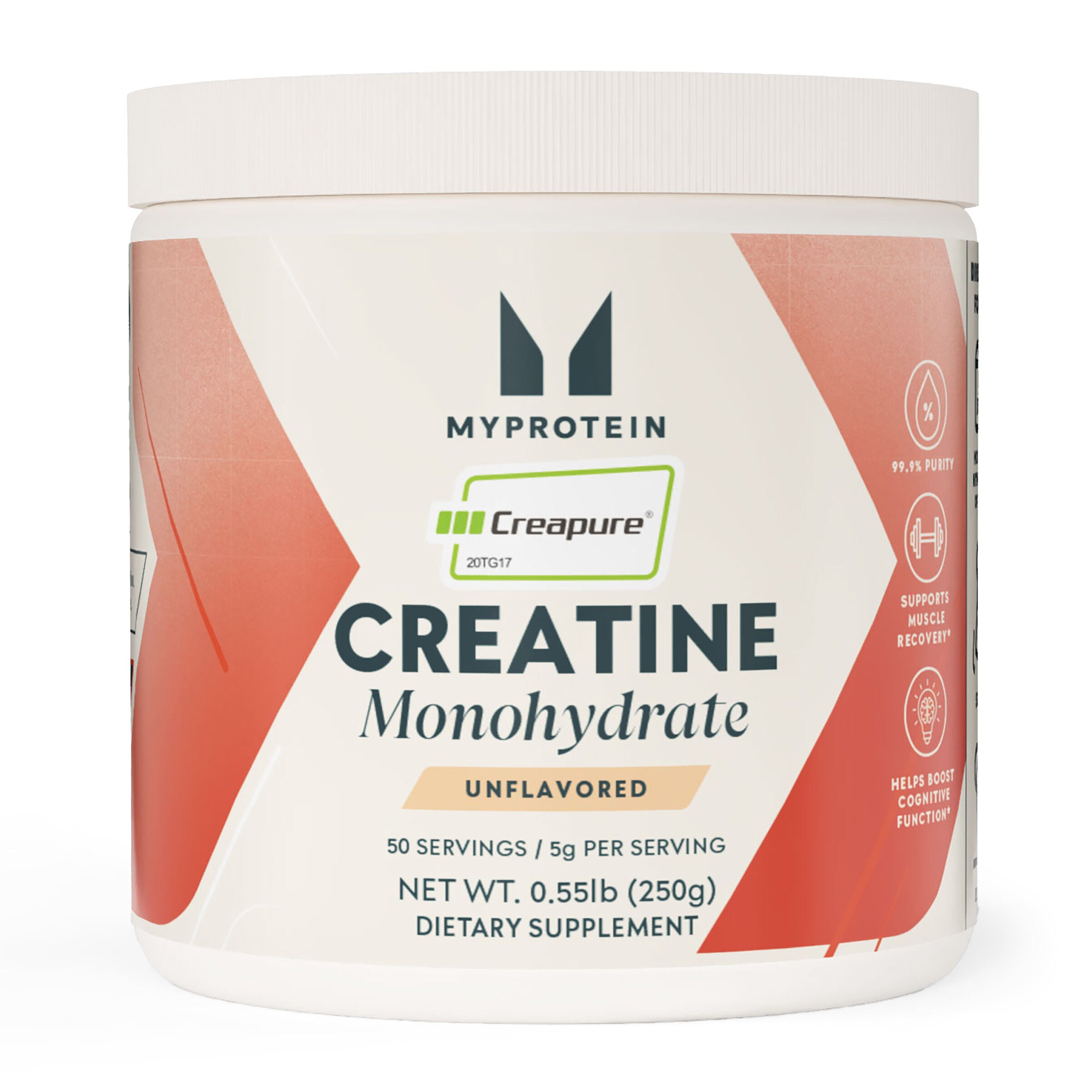 Creapure® Creatine Monohydrate - Unflavored (50 Servings)