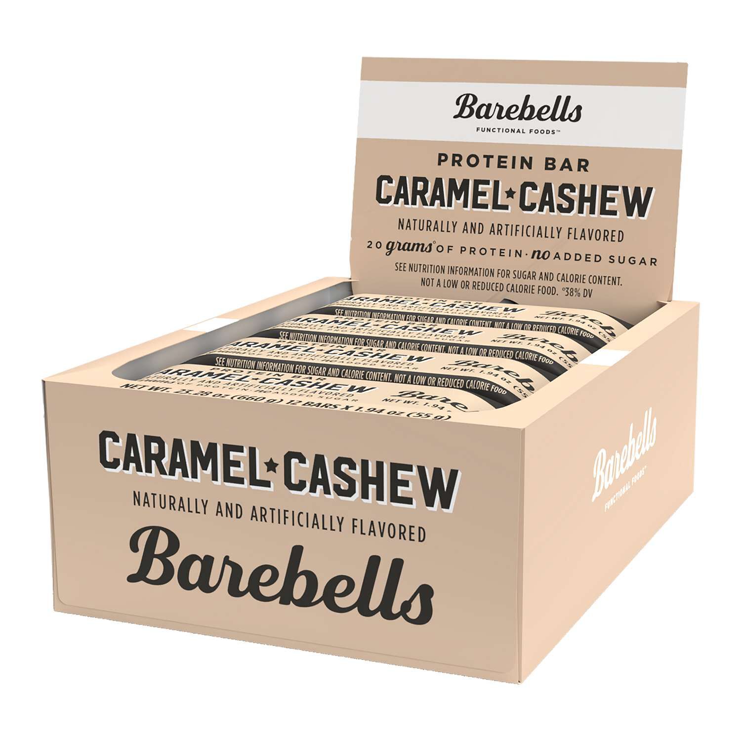 Protein Bar - Caramel Cashew (12 Bars)