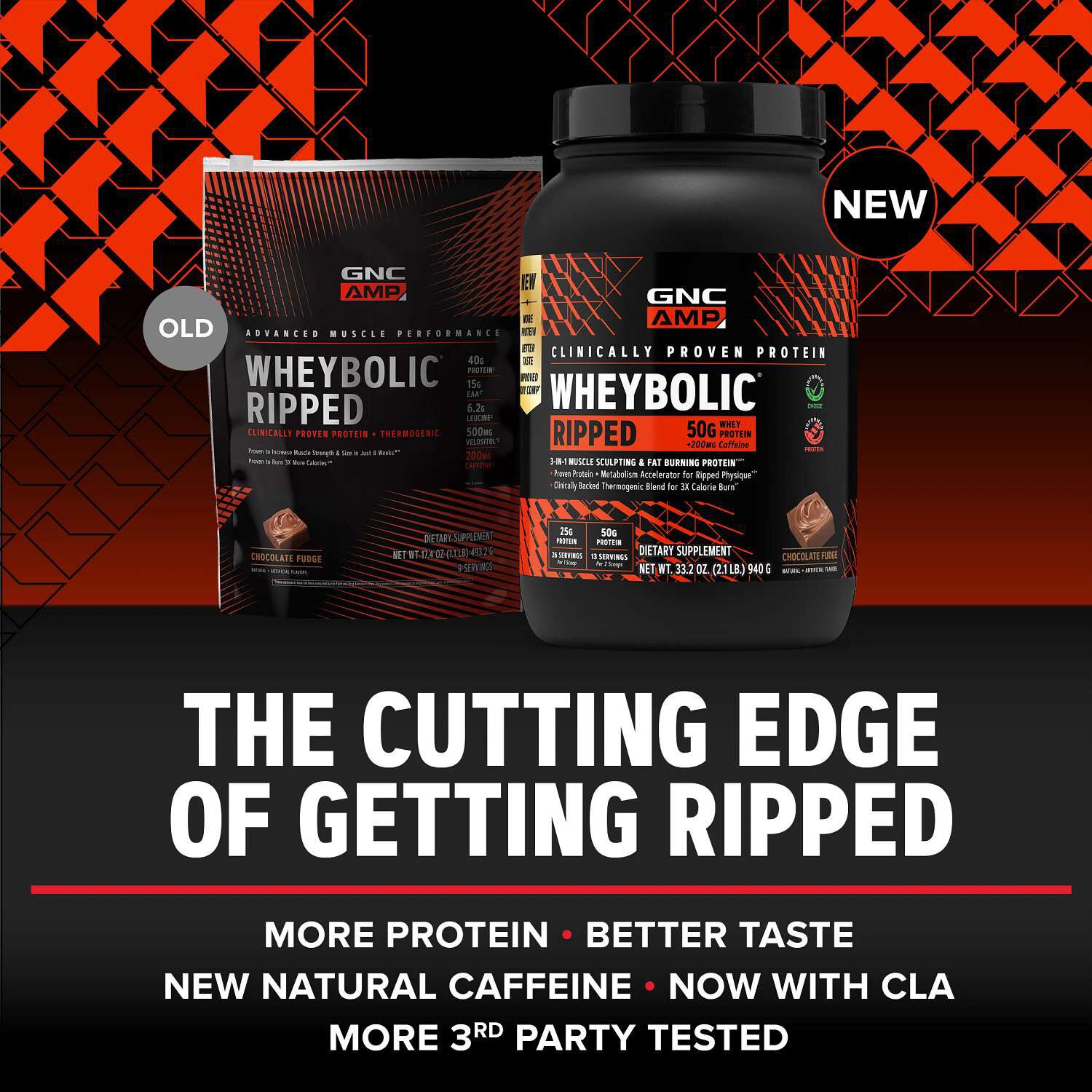 Wheybolic&reg; Ripped - Chocolate Fudge (13 Servings) Chocolate Fudge | GNC
