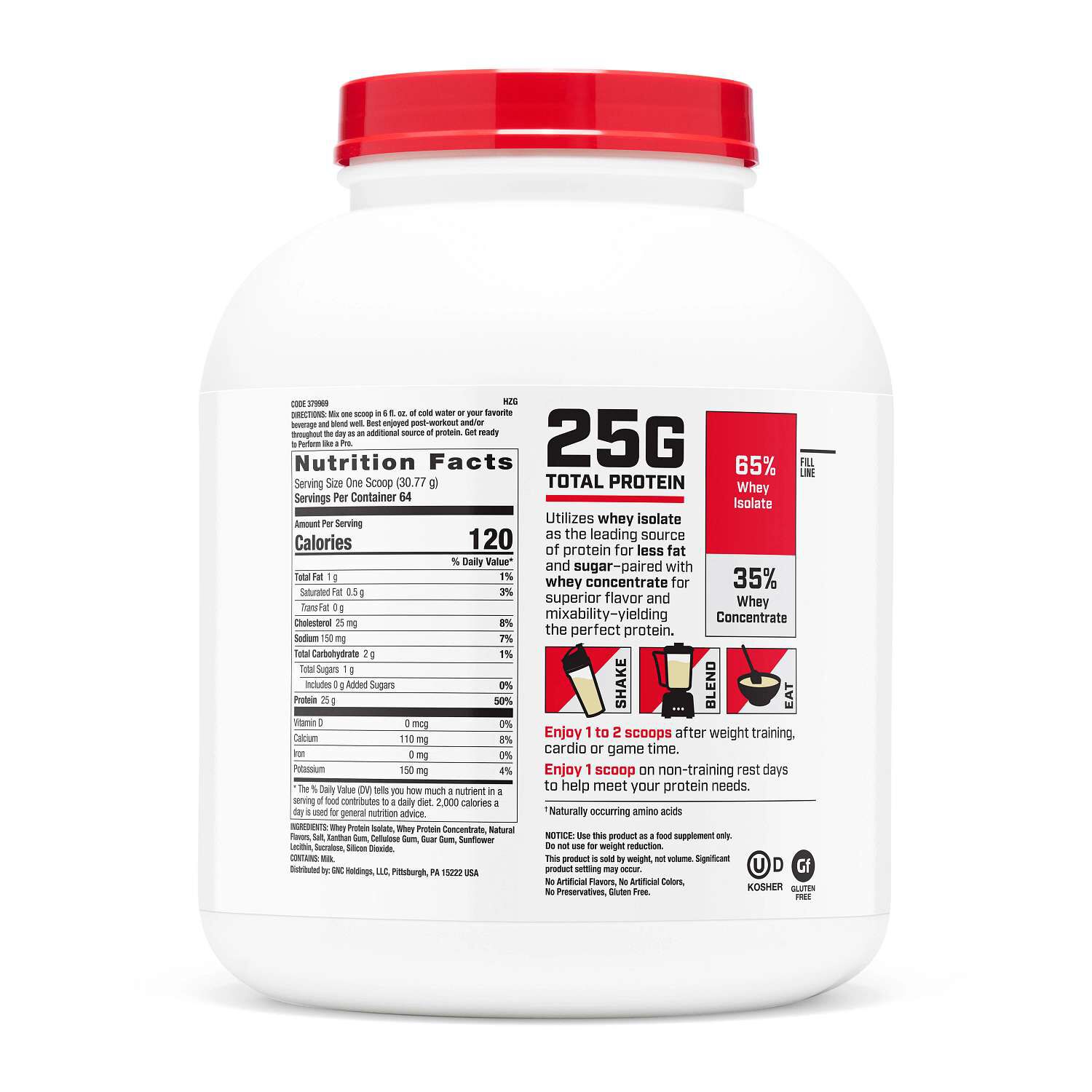 100% Whey 2.0 - Vanilla Cream (64 Servings)