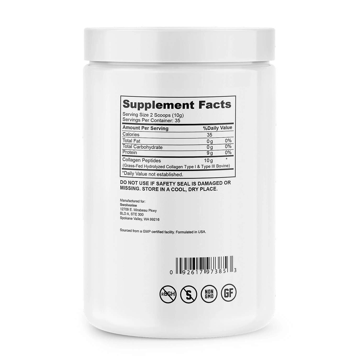 Collagen Protein - Unflavored&nbsp;(35 Servings)  | GNC