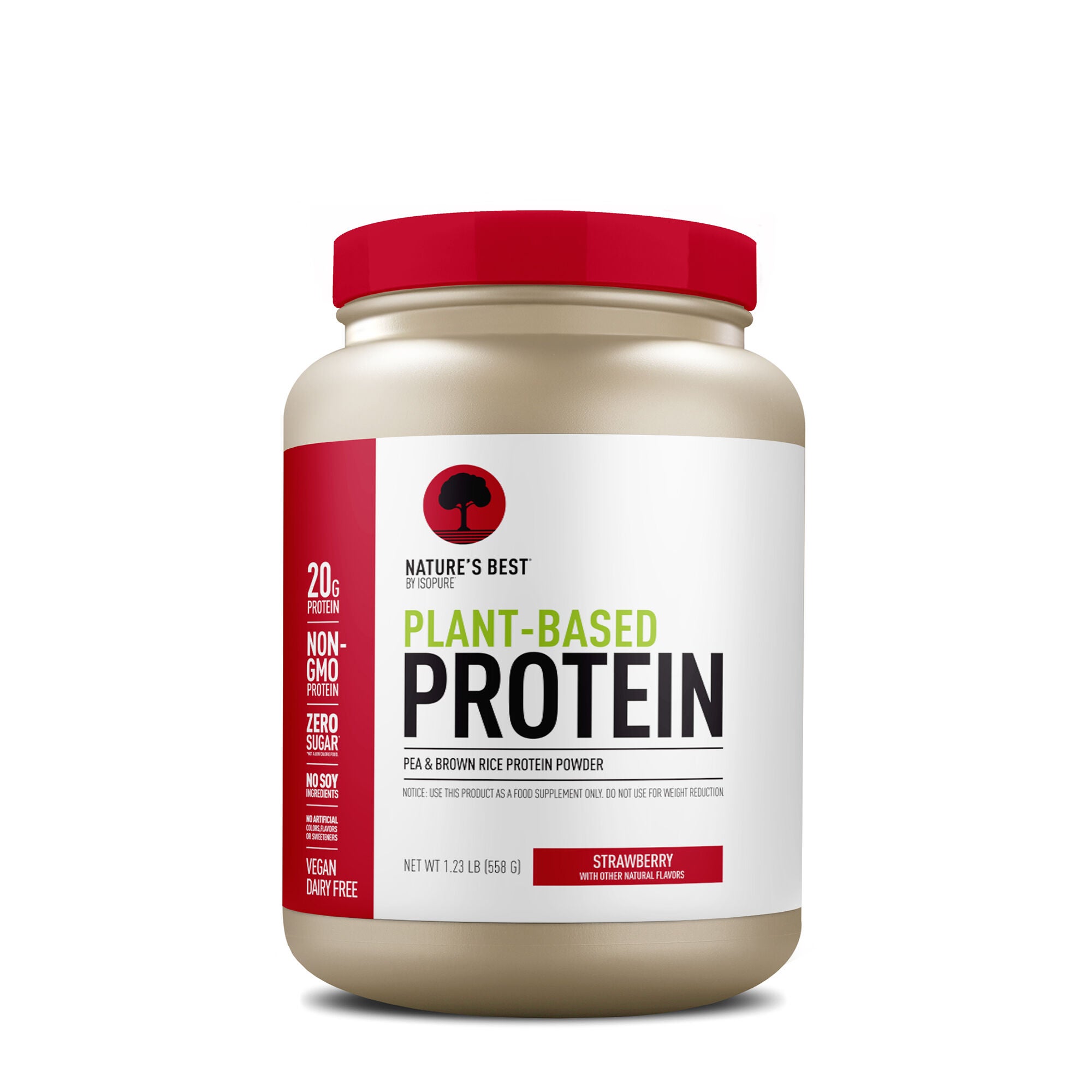 Nature S Best Plant Based Protein Strawberry Gnc