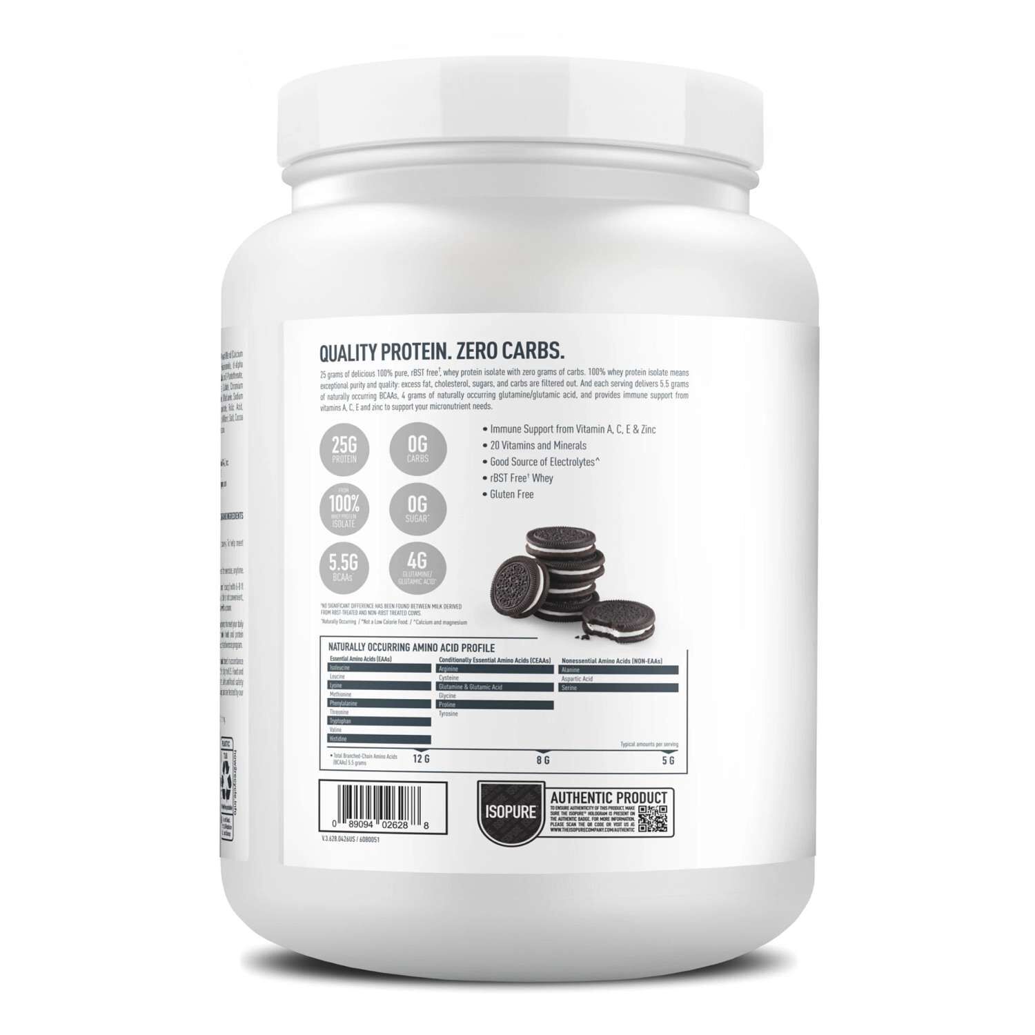 Protein Powder - Cookies & Cream - 14 Servings