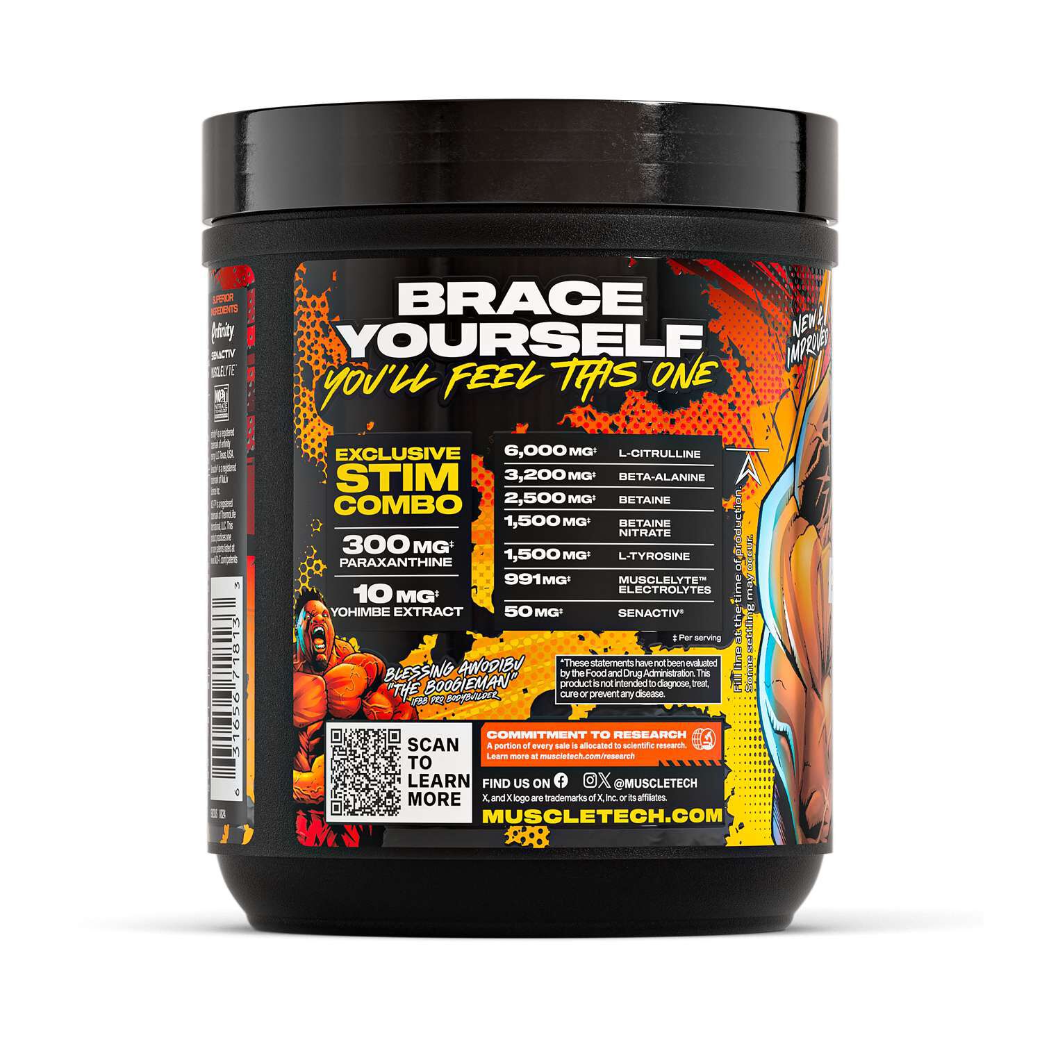 EuphoriQ Pre-Workout V2 - Boogieman Punch (20 Servings)