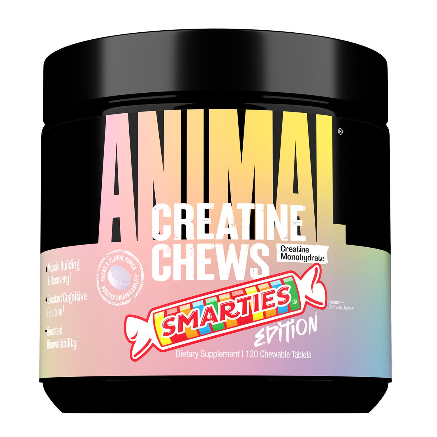 Animal Creatine Chews Smarties Front