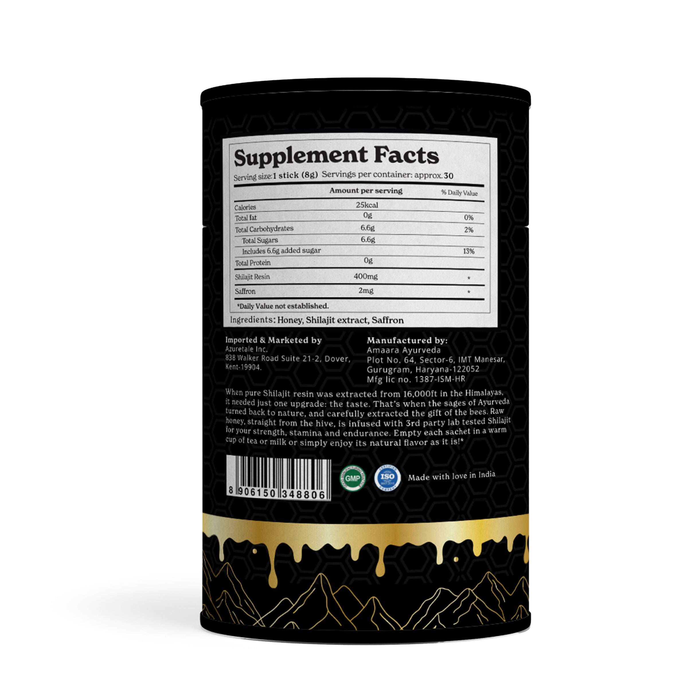 Himalayan Shilajit Honey Sticks (30 Sticks)  | GNC