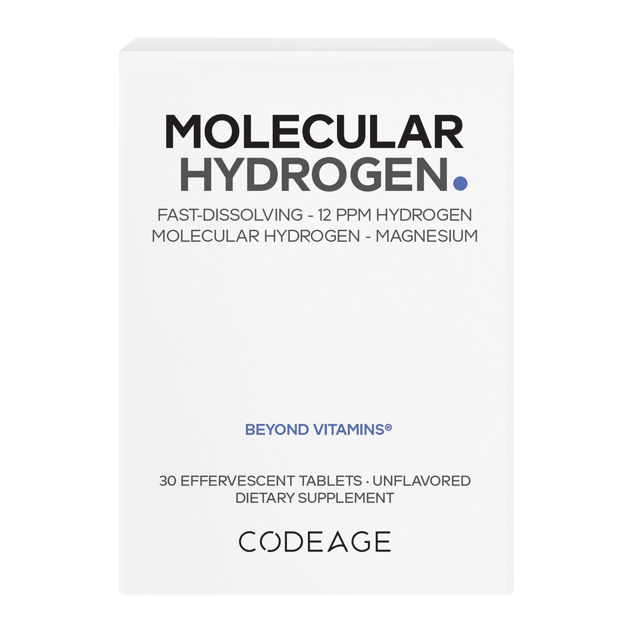 Molecular Hydrogen - 30 Tablets (30 Servings)  | GNC