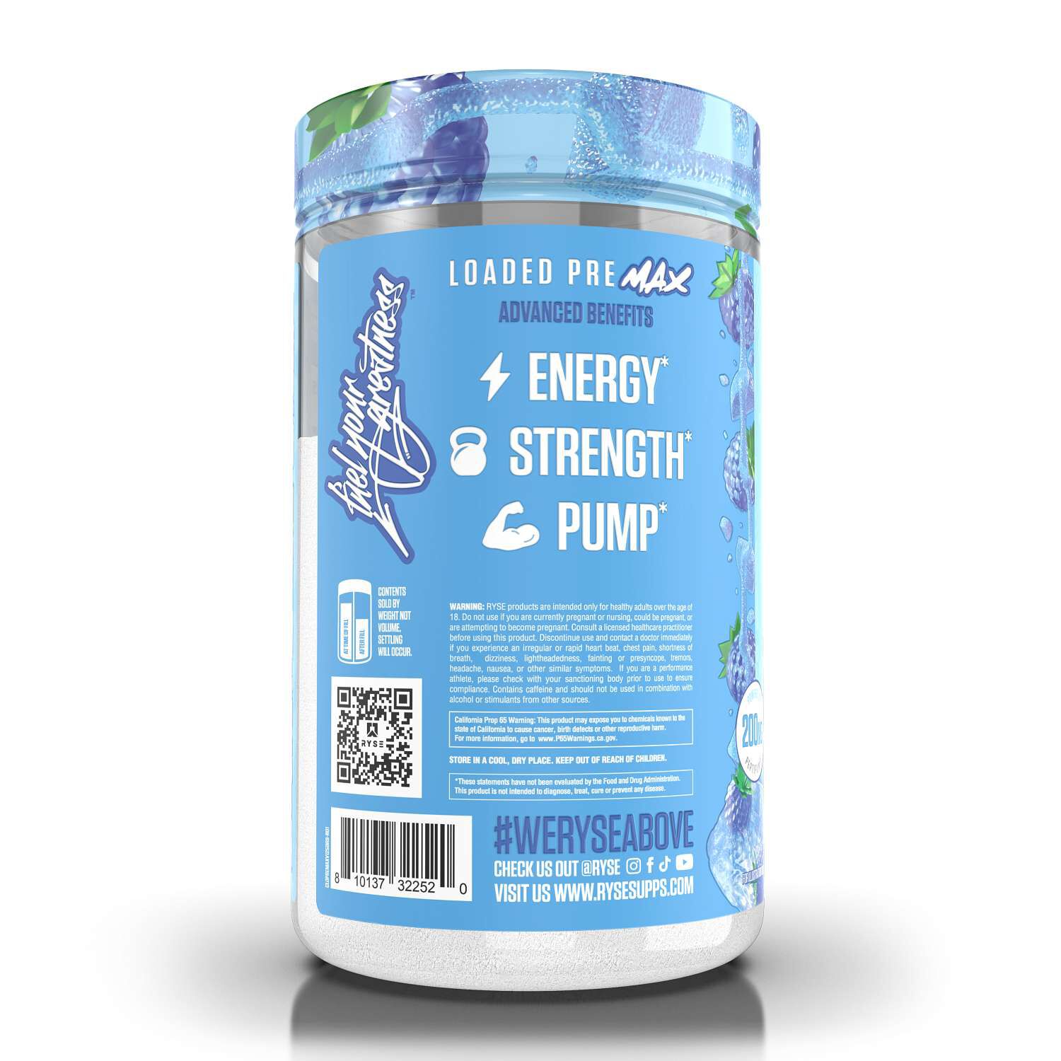 Loaded Pre Max - Blue Razz Slush (25 Servings)