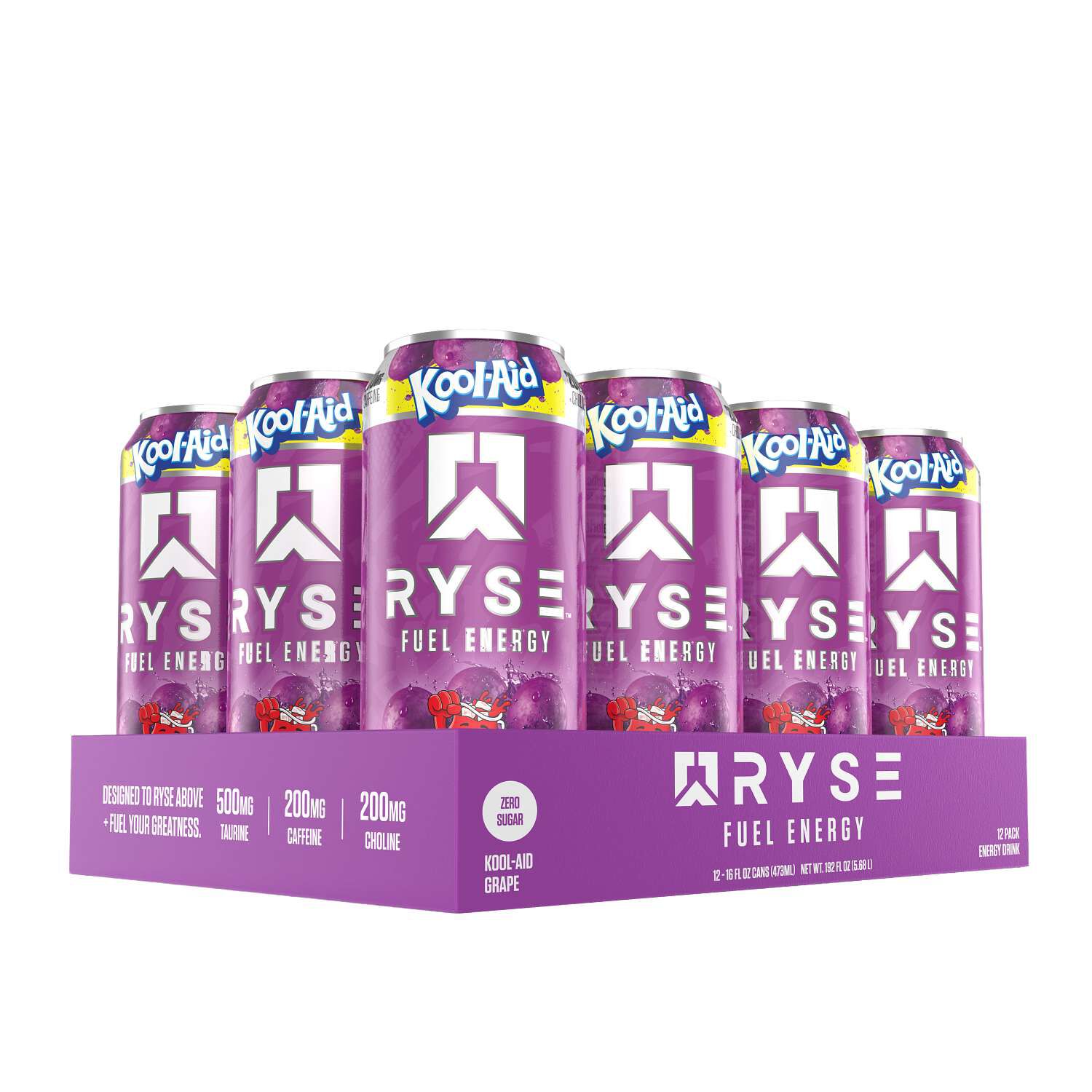 Fuel Energy Drink - Kool-Aid&trade; Grape - 16 fl oz. (12 Cans) Kool-Aid&trade; Grape | GNC
