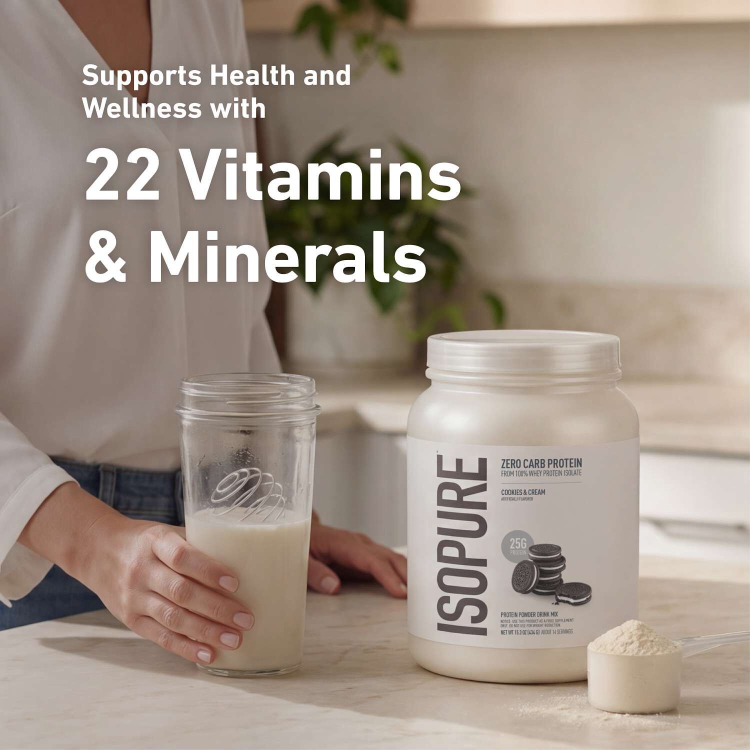Protein Powder - Cookies & Cream - 14 Servings Cookies and Cream | GNC