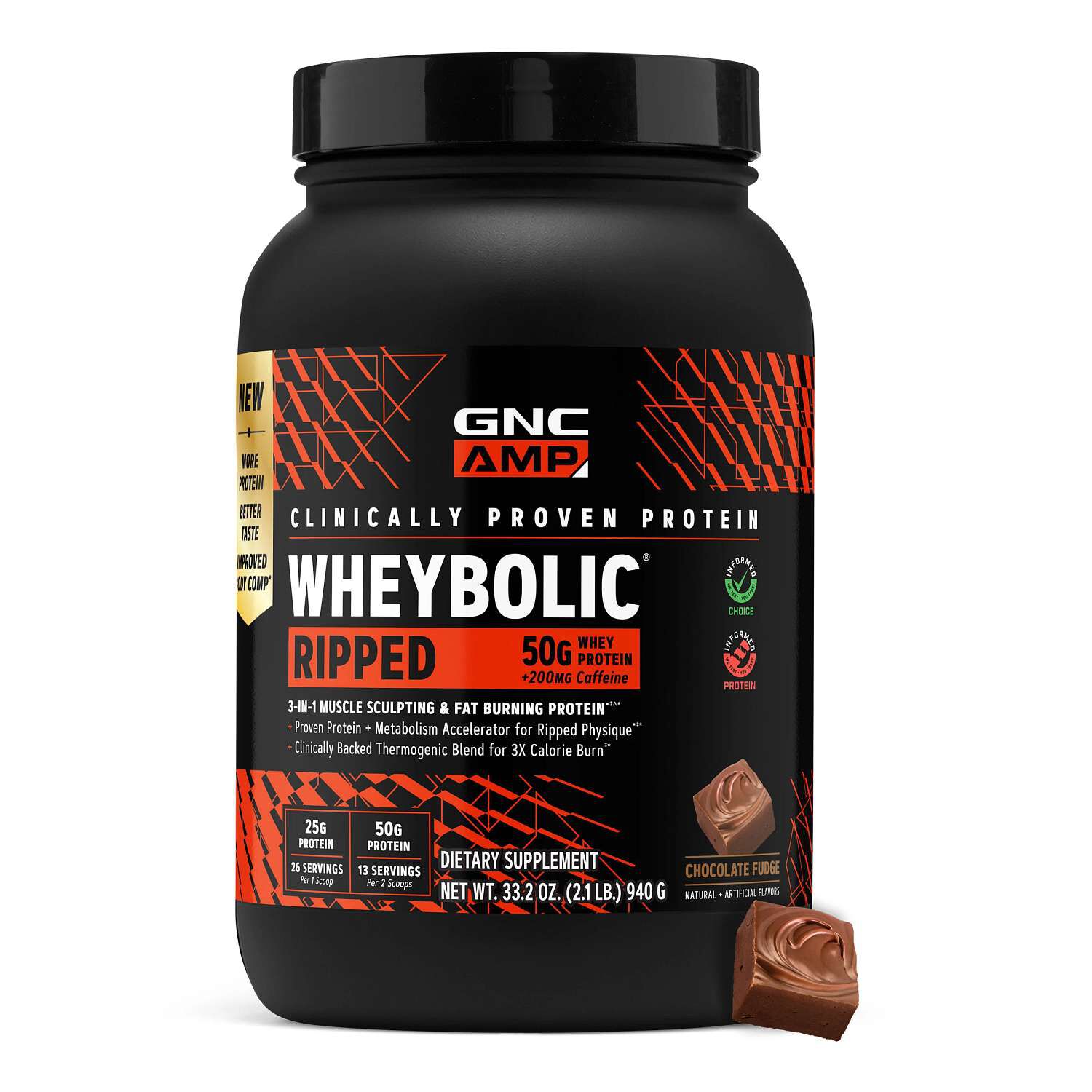 Wheybolic&reg; Ripped - Chocolate Fudge (13 Servings) Chocolate Fudge | GNC