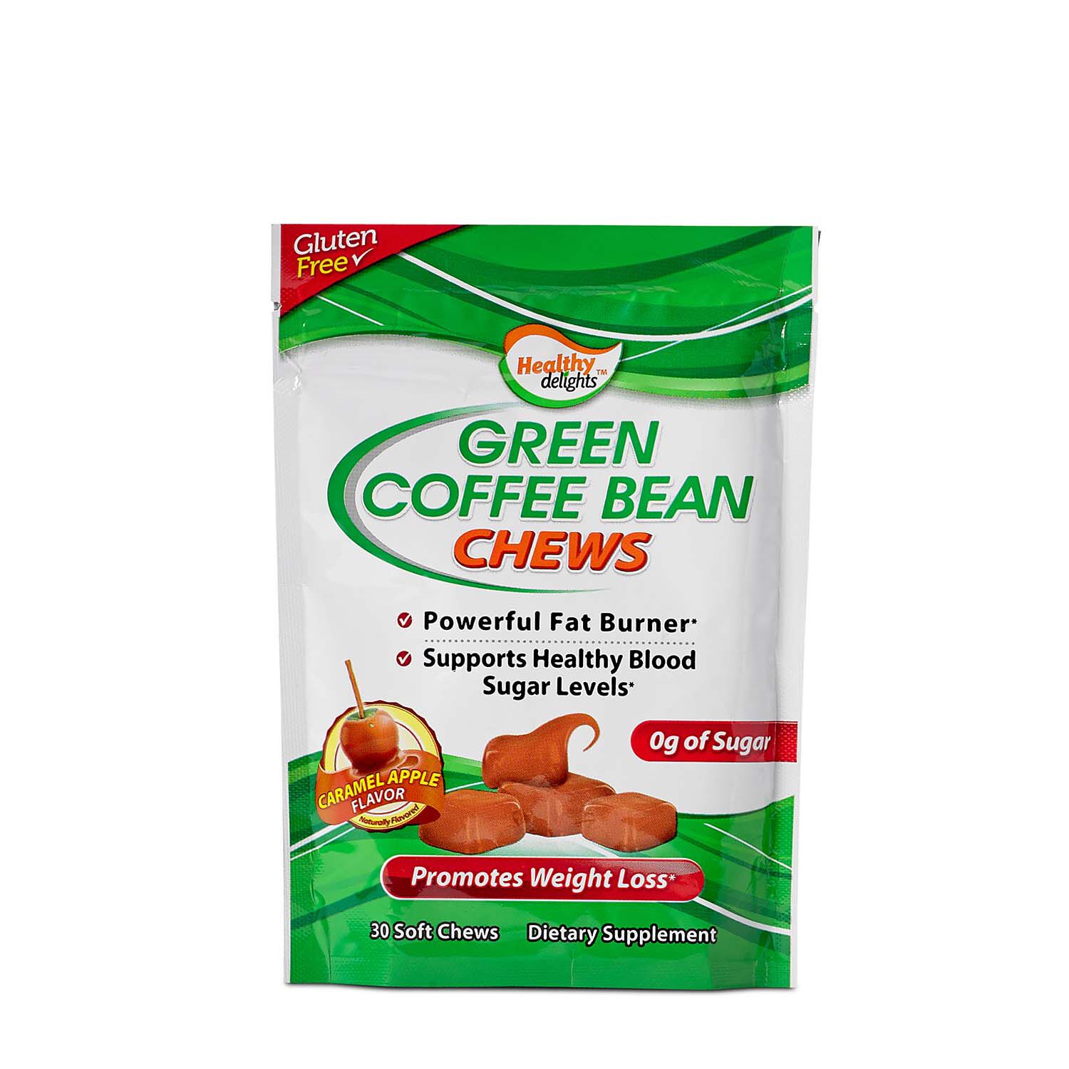 Healthy Delights™ Green Coffee Bean Chews - Caramel Apple | GNC