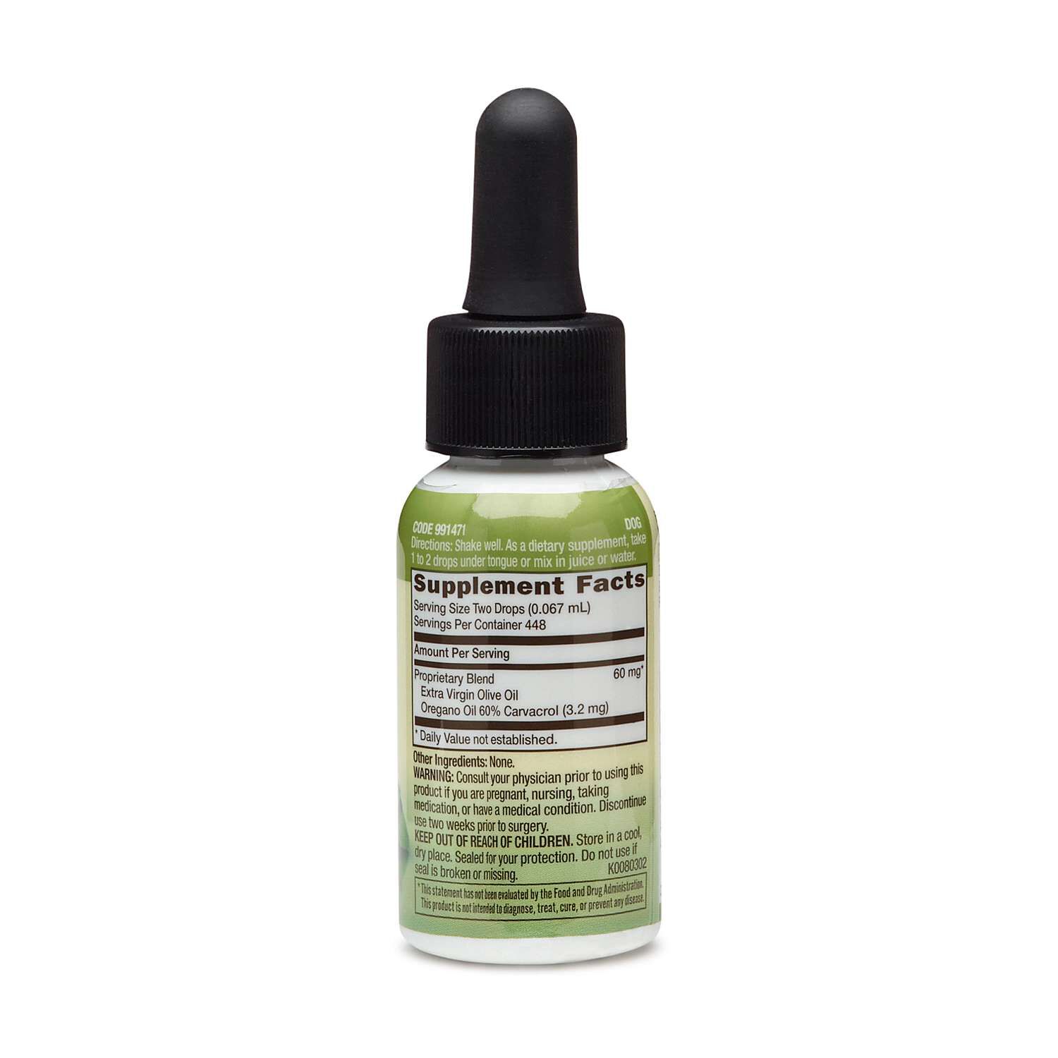 Oil of Oregano - 1 oz. (448 Servings)  | GNC